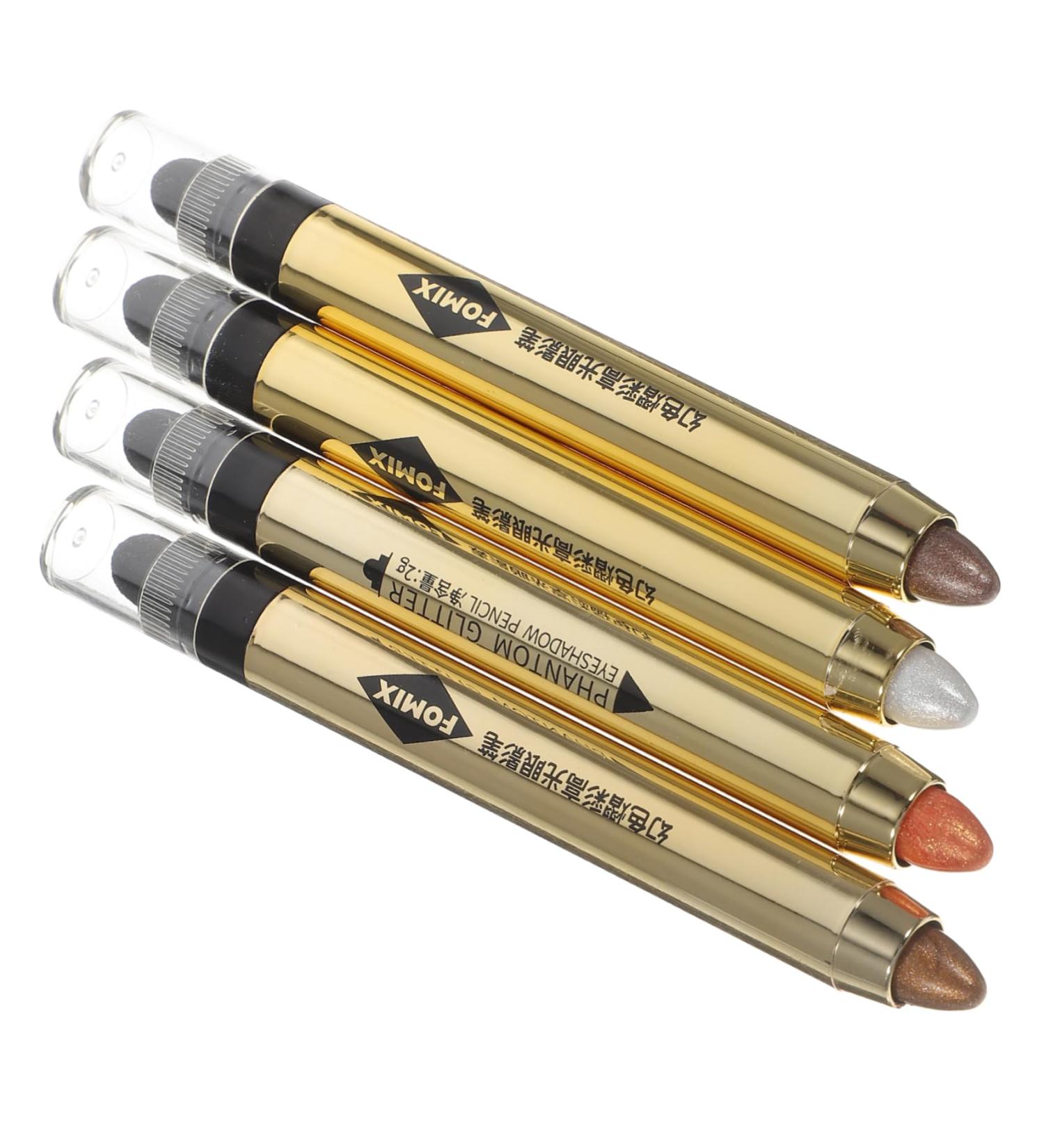 CANIGHT 4pcs Highlighter Pencil Makeup Pencil Eye Makeup Tools Eye Shadows Plastic - Buy Online on GoSupps.com
