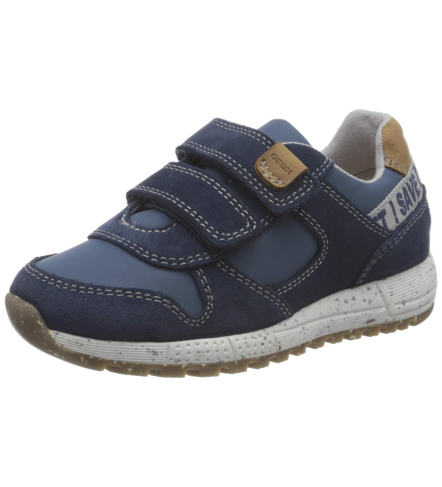 Geox Baby Boy's B Alben B Sneakers - Navy Avio - Size 3.5 UK Child - Buy Online on GoSupps.com