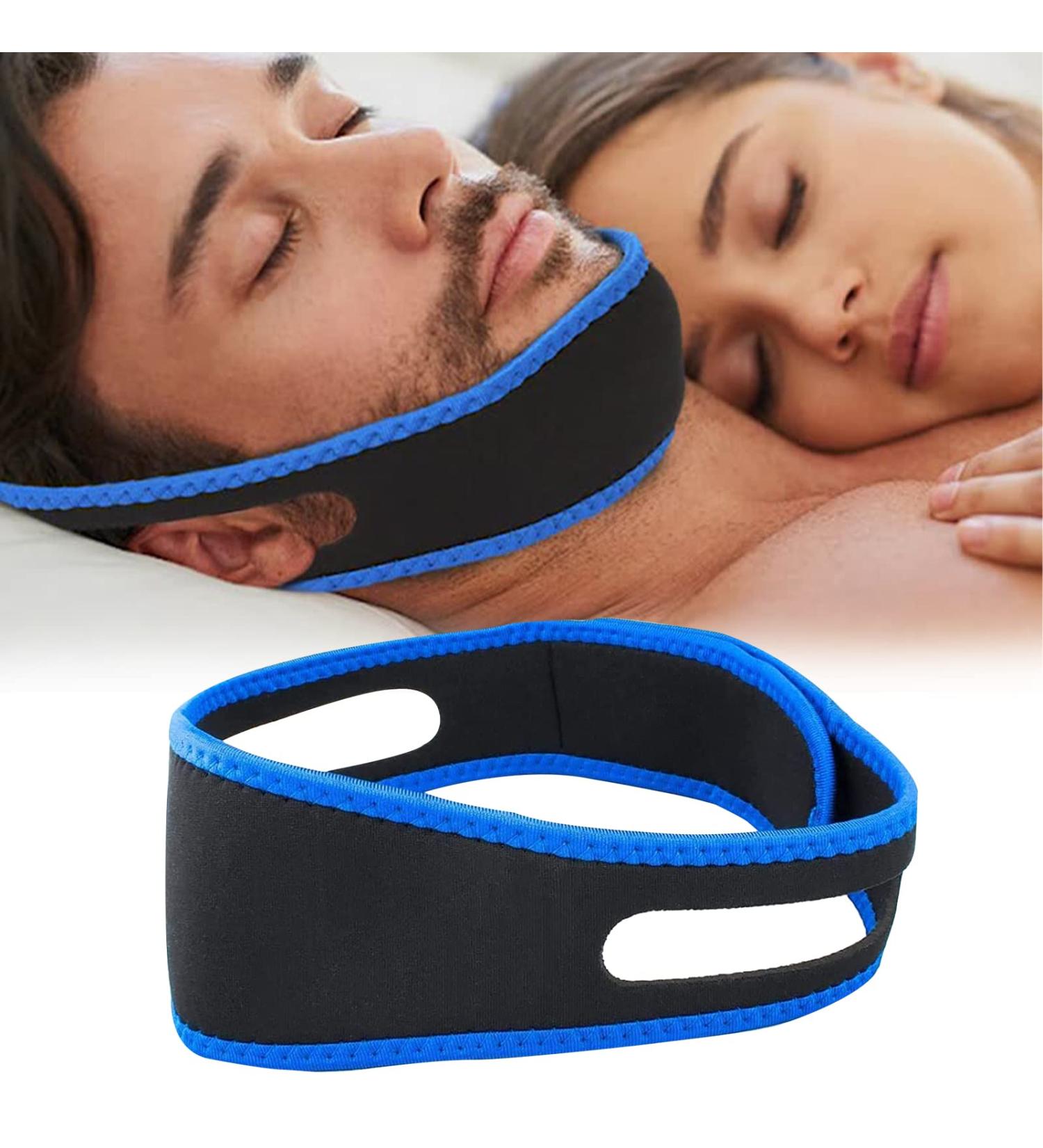 Anti Snoring Chin Straps - Stop Snoring Improve Sleep | Lightweight 50g Solution - Buy Online on GoSupps.com