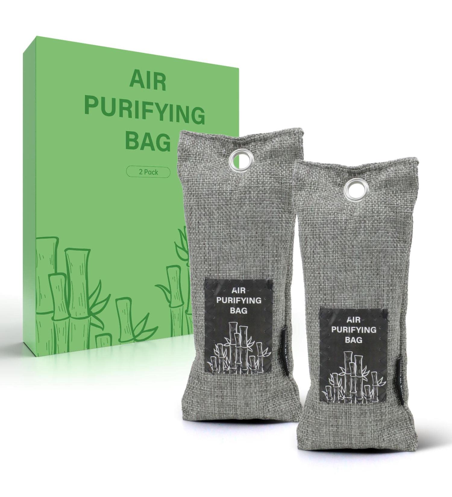 Charcoal Shoe Deodorizer Bamboo Charcoal Air Purifying Bags Bamboo Activated Charcoal Air Freshener Fresh Air Purifier Bags for Car Closet Bathroom Basement 2 Pack 1 count (Pack of 2) - Buy Online on GoSupps.com