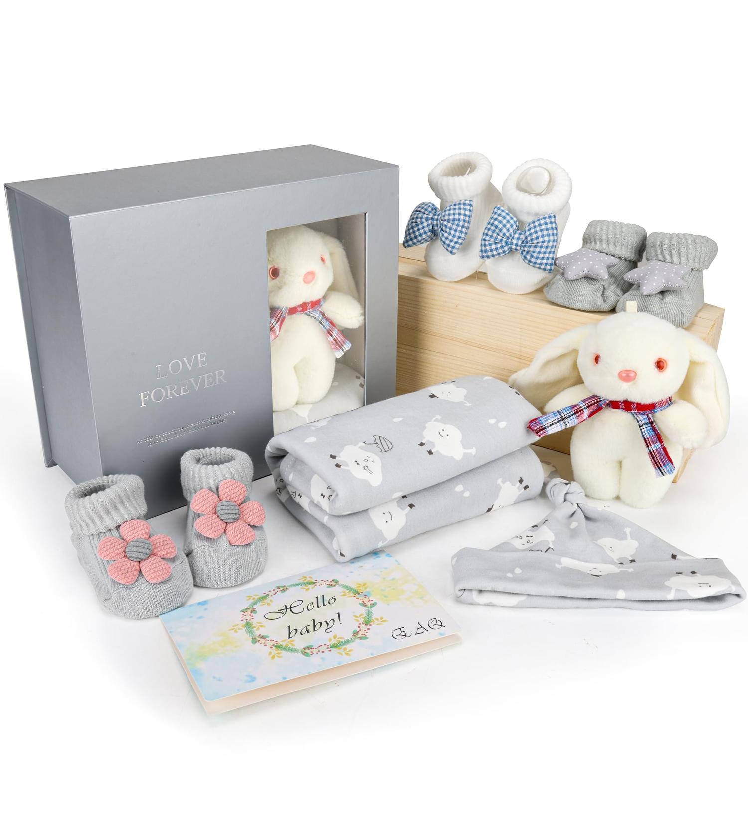 EAQ Newborn Baby Gift Set: Pucker Towel Socks & Koala Watch - Perfect Birth Gifts - Buy Online on GoSupps.com