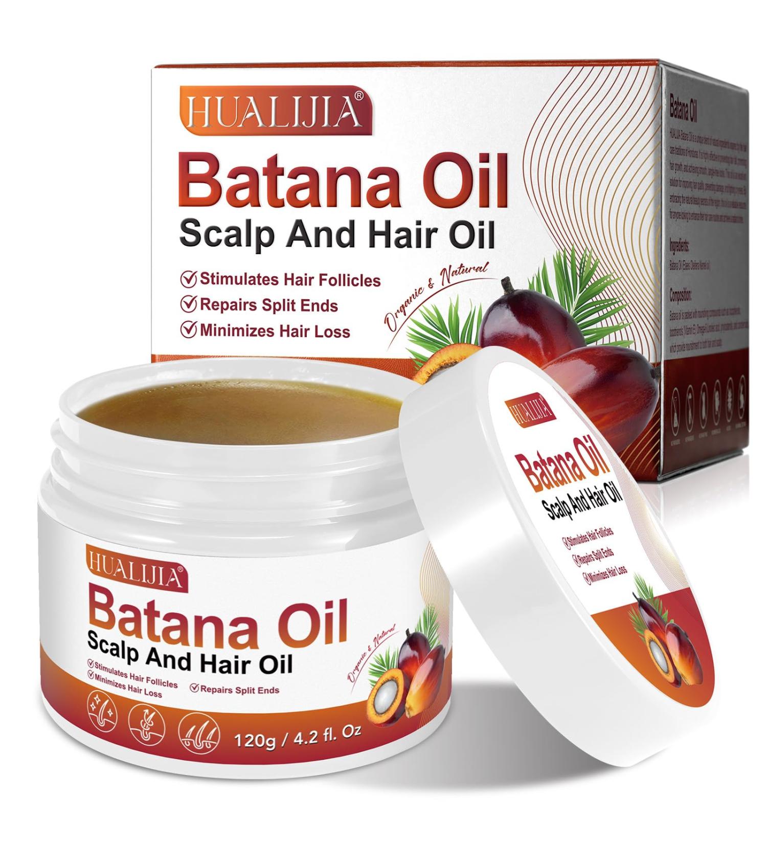Raw Batana Oil for Hair Growth and Repair Pure & Organic Batana Oil from Honduras Stimulate Hair Growth Prevent Hair Loss and Enhances Hair Thicknes 120g - Buy Online on GoSupps.com