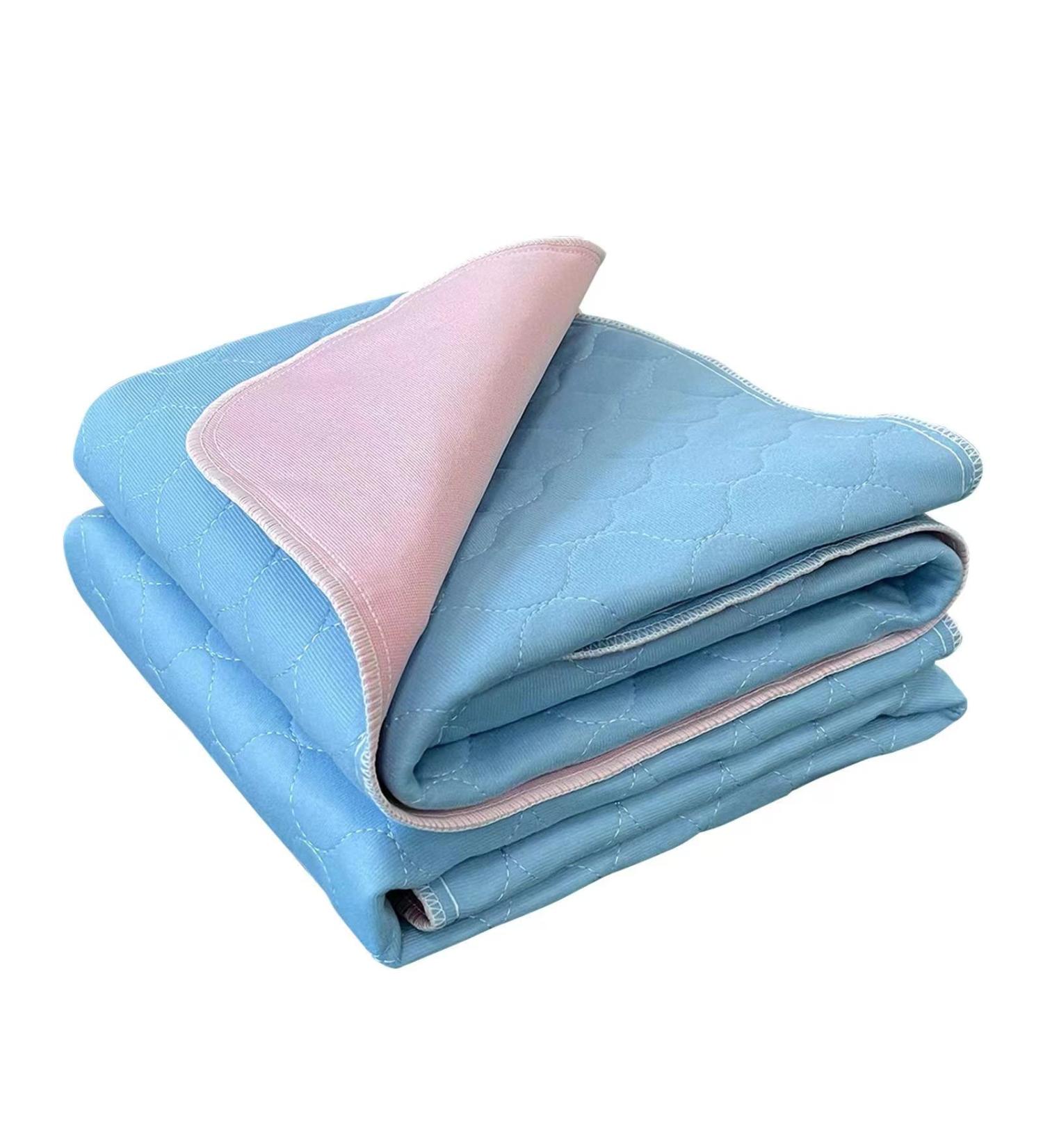 2PCS Reusable Underpads Large 34 x 36 - Cooling Waterproof Bed Pads for Incontinence - Washable & Absorbent for Adults, Kids, Dogs - Buy Online on GoSupps.com