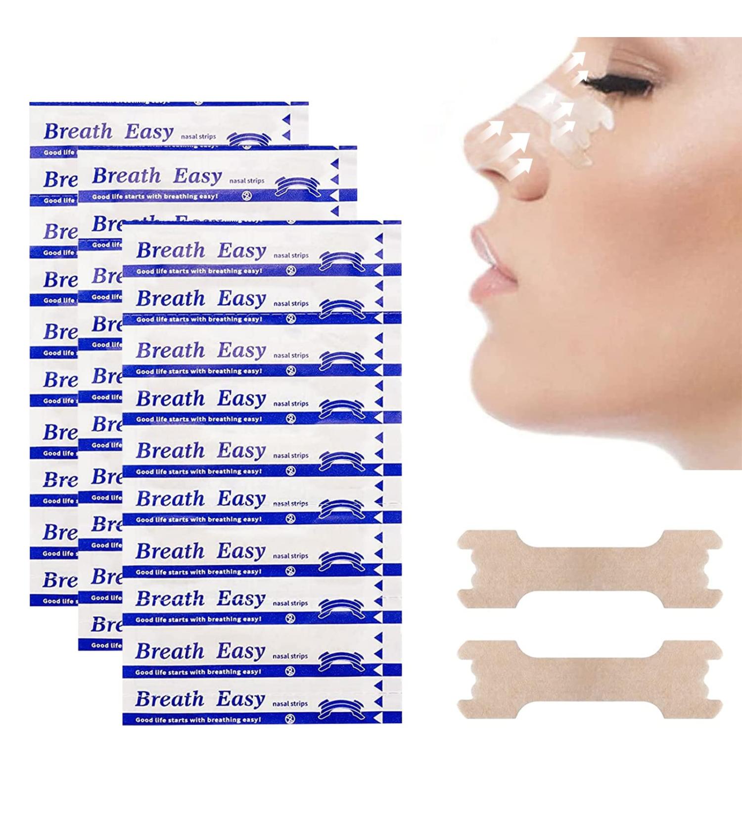 Drug-Free Nasal Strips for Nasal Congestion Relief and Better Breathing - 30 Count - Buy Online on GoSupps.com