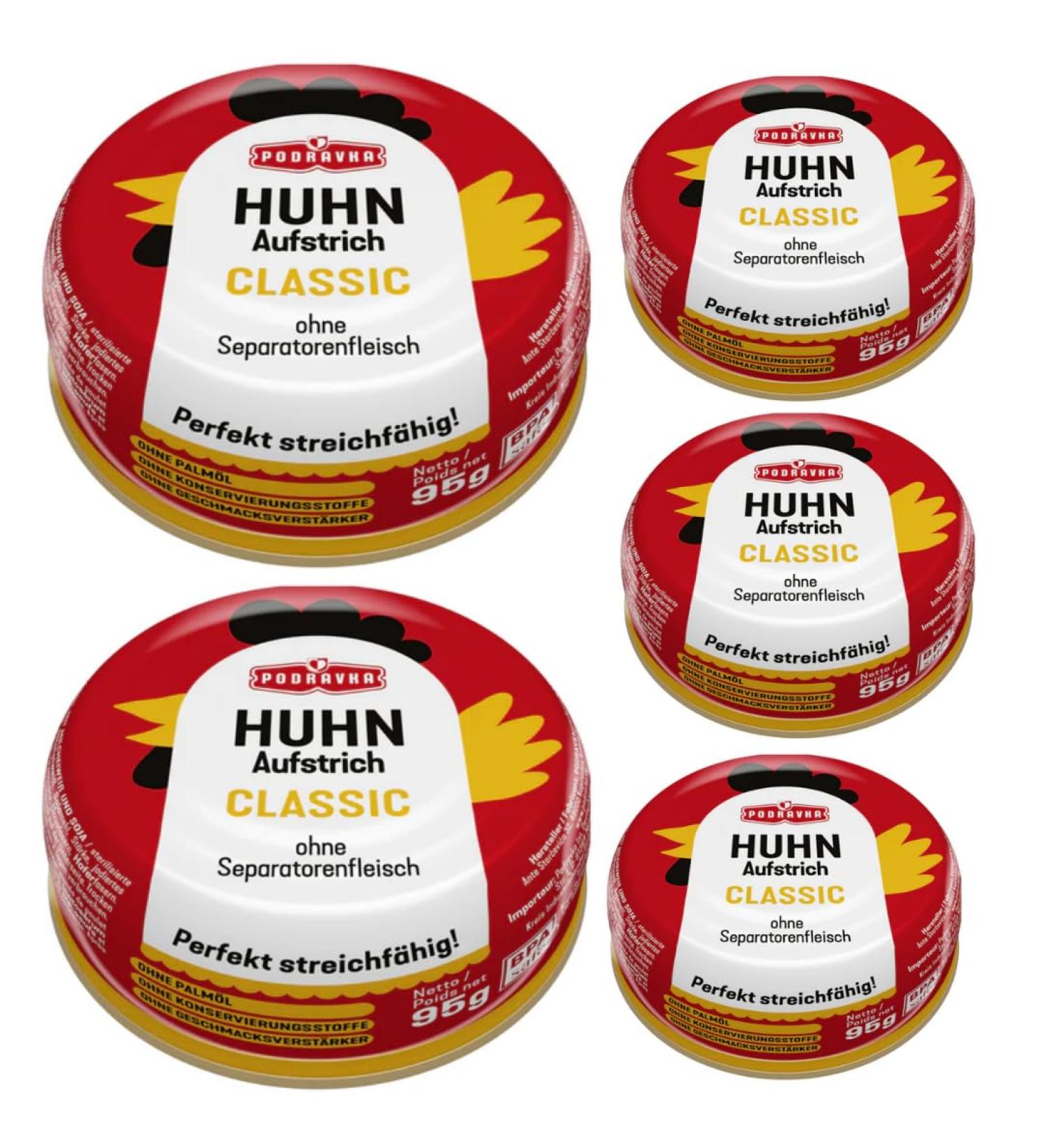 Pufai Podravka Classic Chicken Spread 95g x 5 Canned - Buy Online on GoSupps.com
