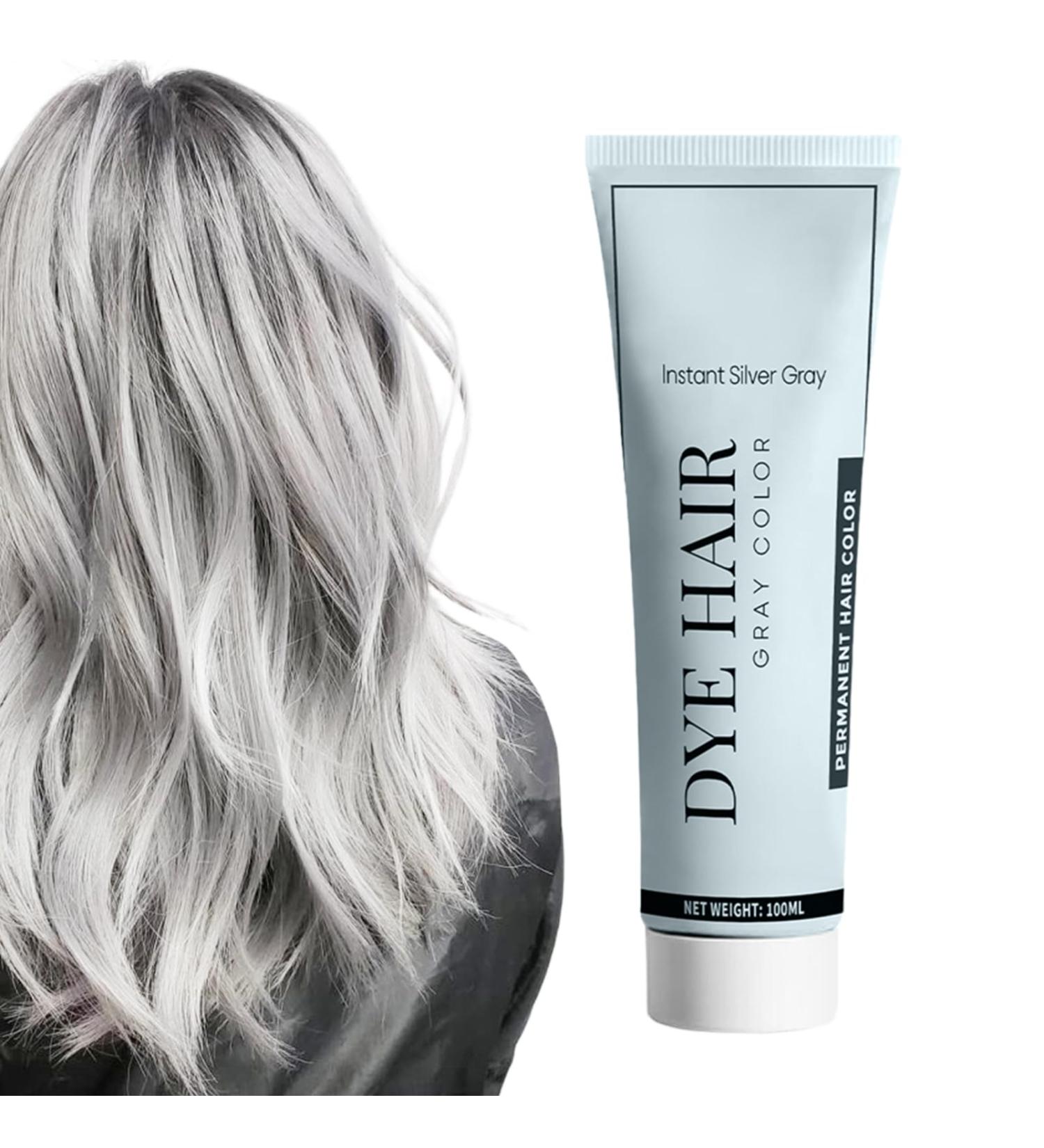 Coloriage des cheveux naturels - 100 ml de cr me tonalisante pour couvrir les cheveux gris l'action nourrissante et l' clat visible | Traitement long terme pour les hommes et les femmes ayant un ef - Buy Online on GoSupps.com