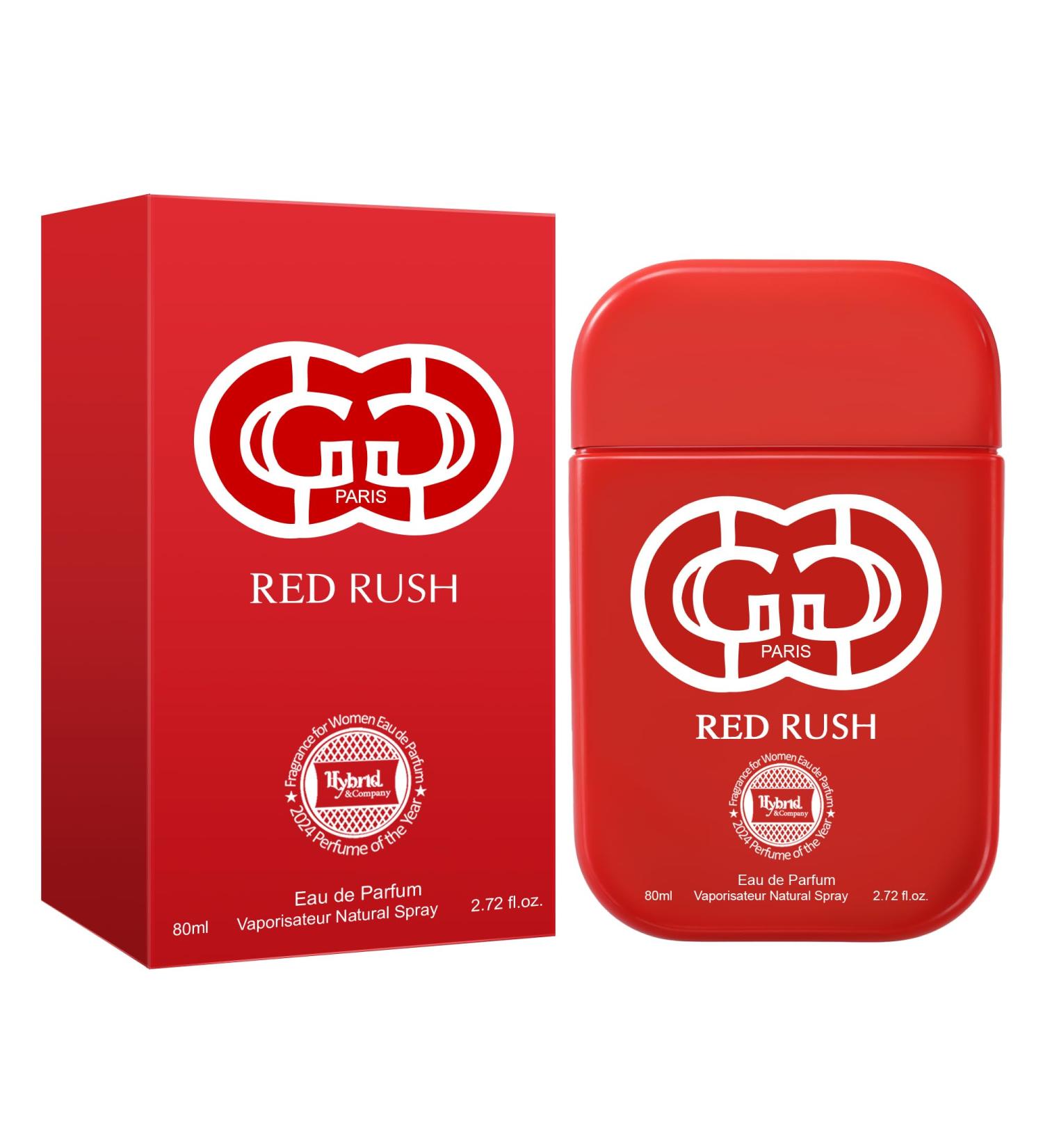 Hybrid & Company Women Red Rush Eau De Parfum Natural Spray Vaporisateur 3.4 Fl Oz RED RUSH 3.4 Fl Oz (Pack of 1) - Buy Online on GoSupps.com
