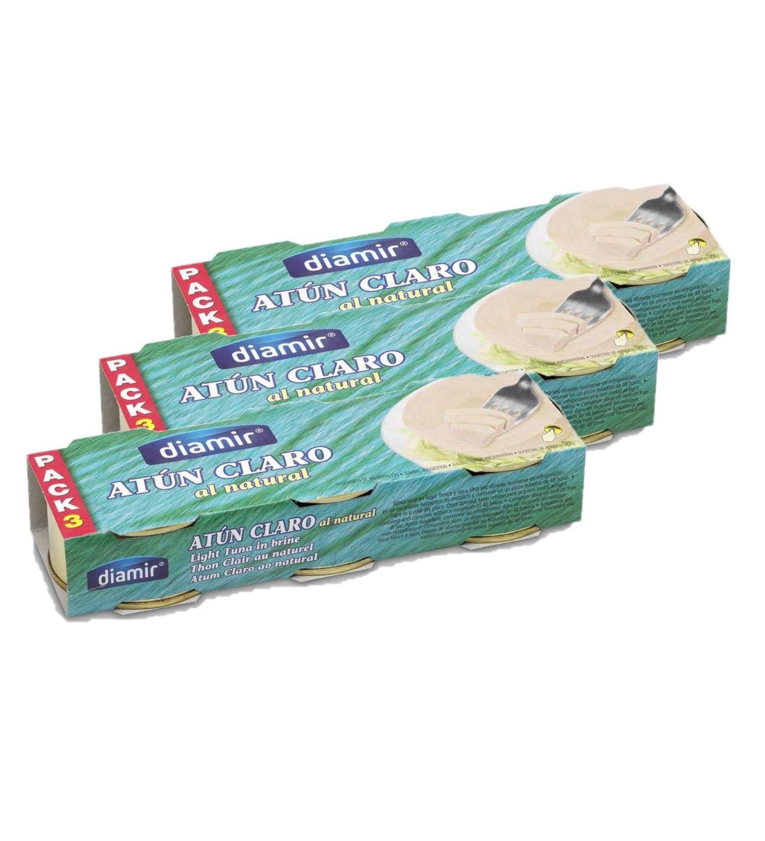 Lot 3x Tuna in water - 3x80g - Pack 240g