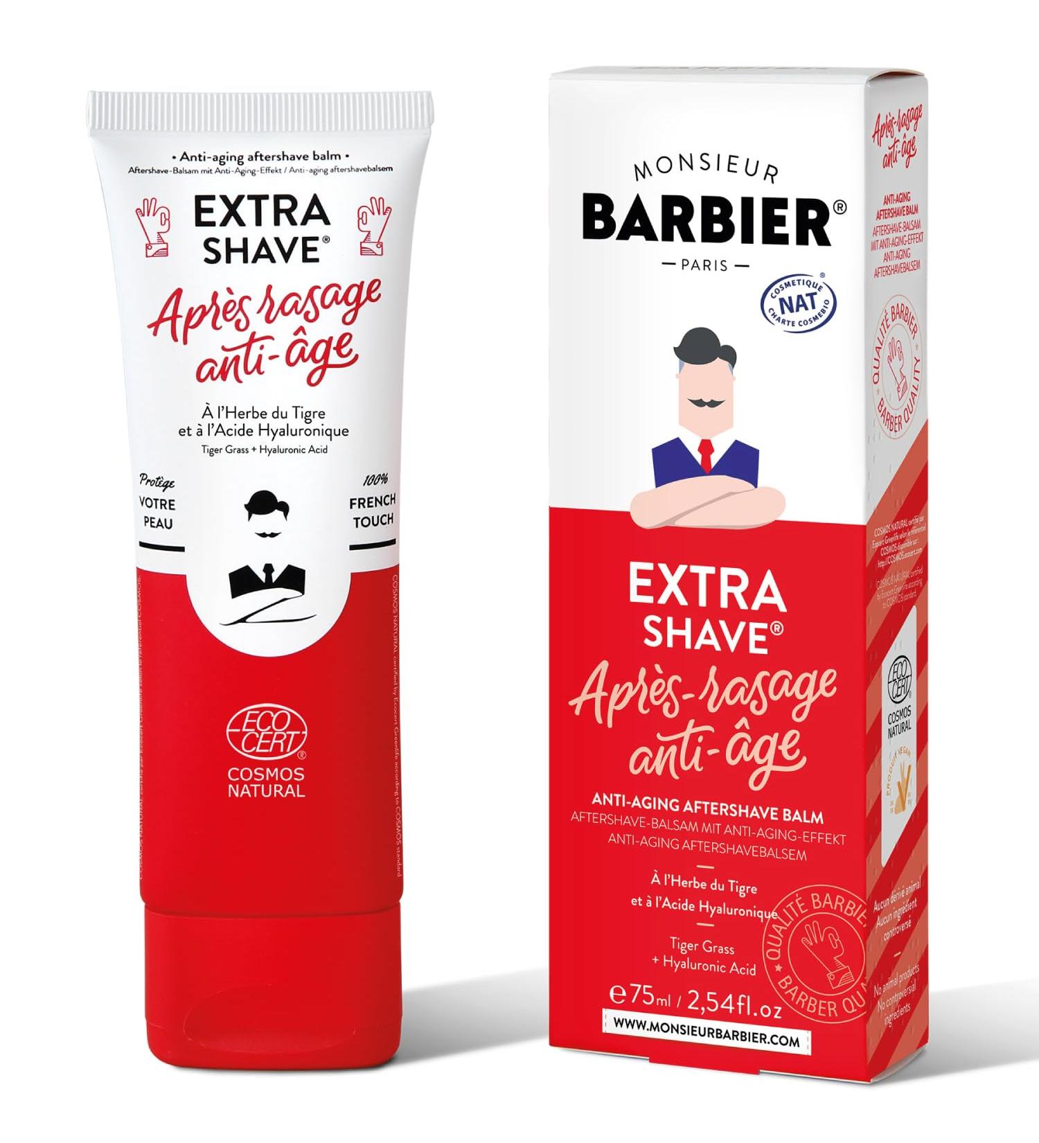 Balsam After Shaving by Mr. Barbie - Vegan French Anti-Aging with RGNA Activators & Hyaluronic Acid | 75ml | Repair & Scar Treatment - Buy Online on GoSupps.com