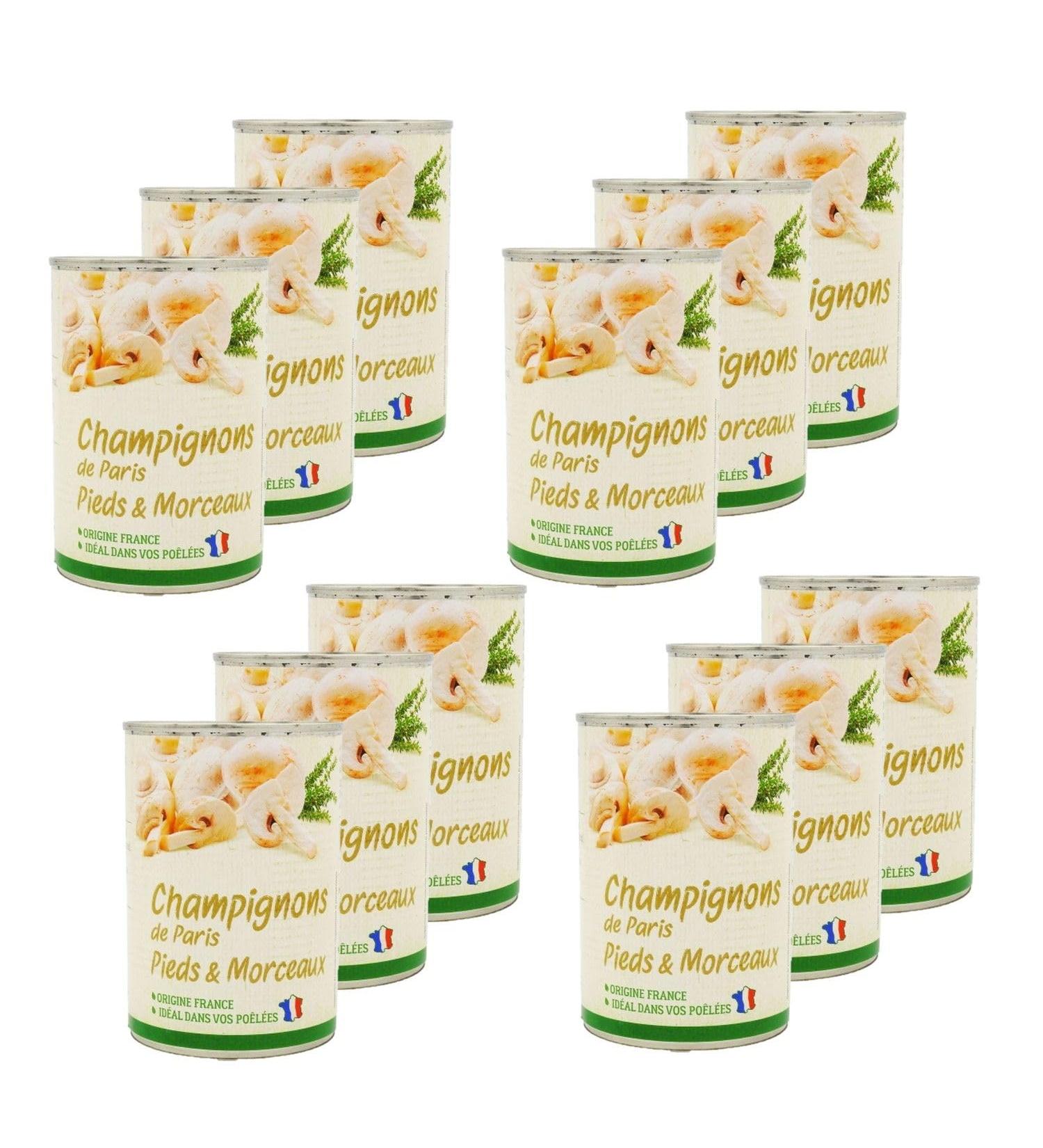  Agidra Agidra Lot of 12 Paris Mushroom Stems and Pieces - France - 390g Box - Buy Online on GoSupps.com