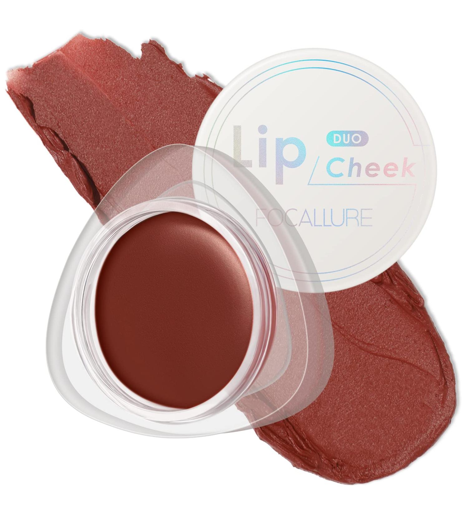 FOCALLURE Velvet-Hazy Matte Dual-Use Cheek Lip Mud - High Pigment Lipstick Blush - Buy Online on GoSupps.com