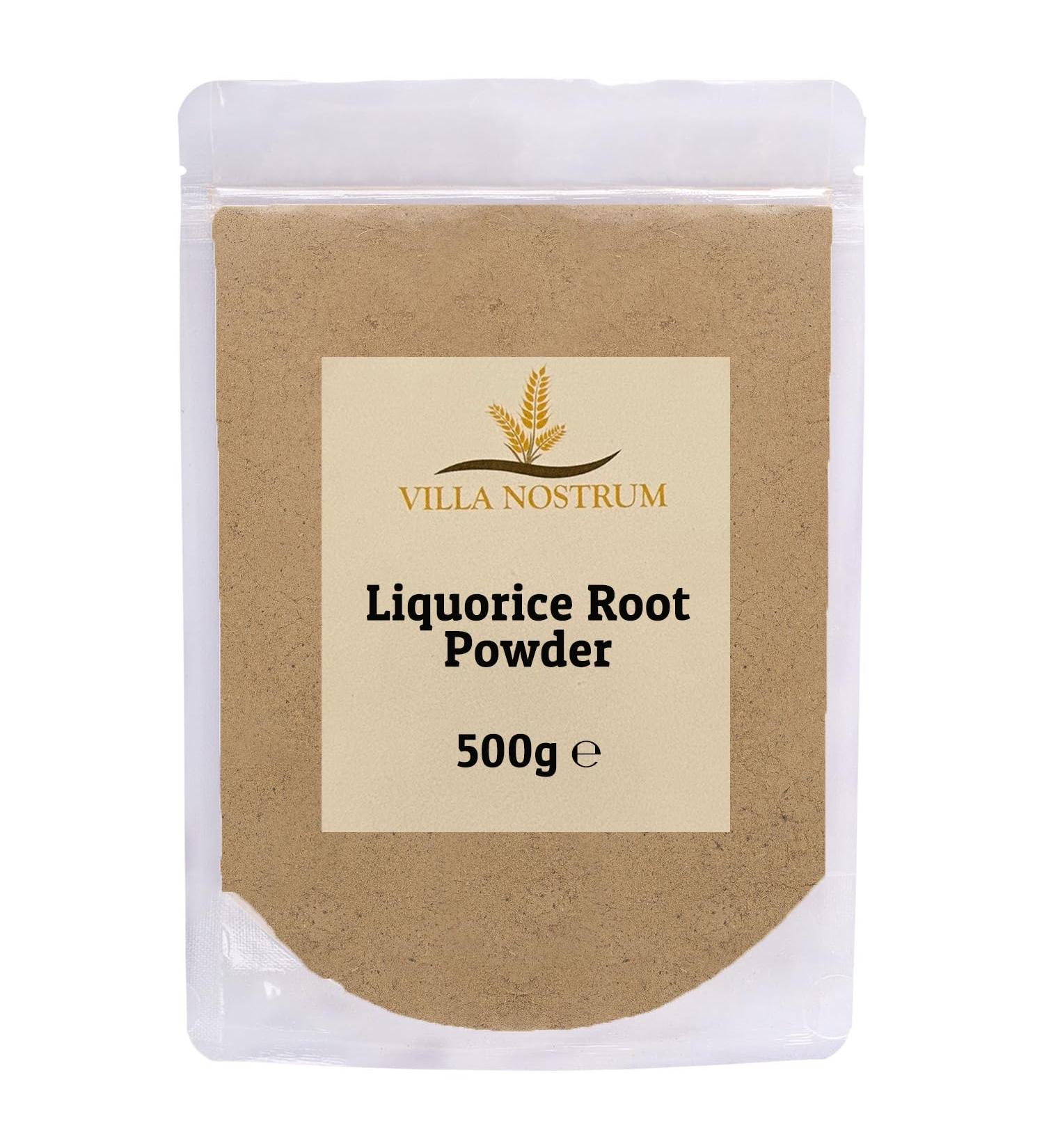 Liquorice Root Powder | Licorice Root Tea 500g by Villa Nostrum - Buy Online on GoSupps.com