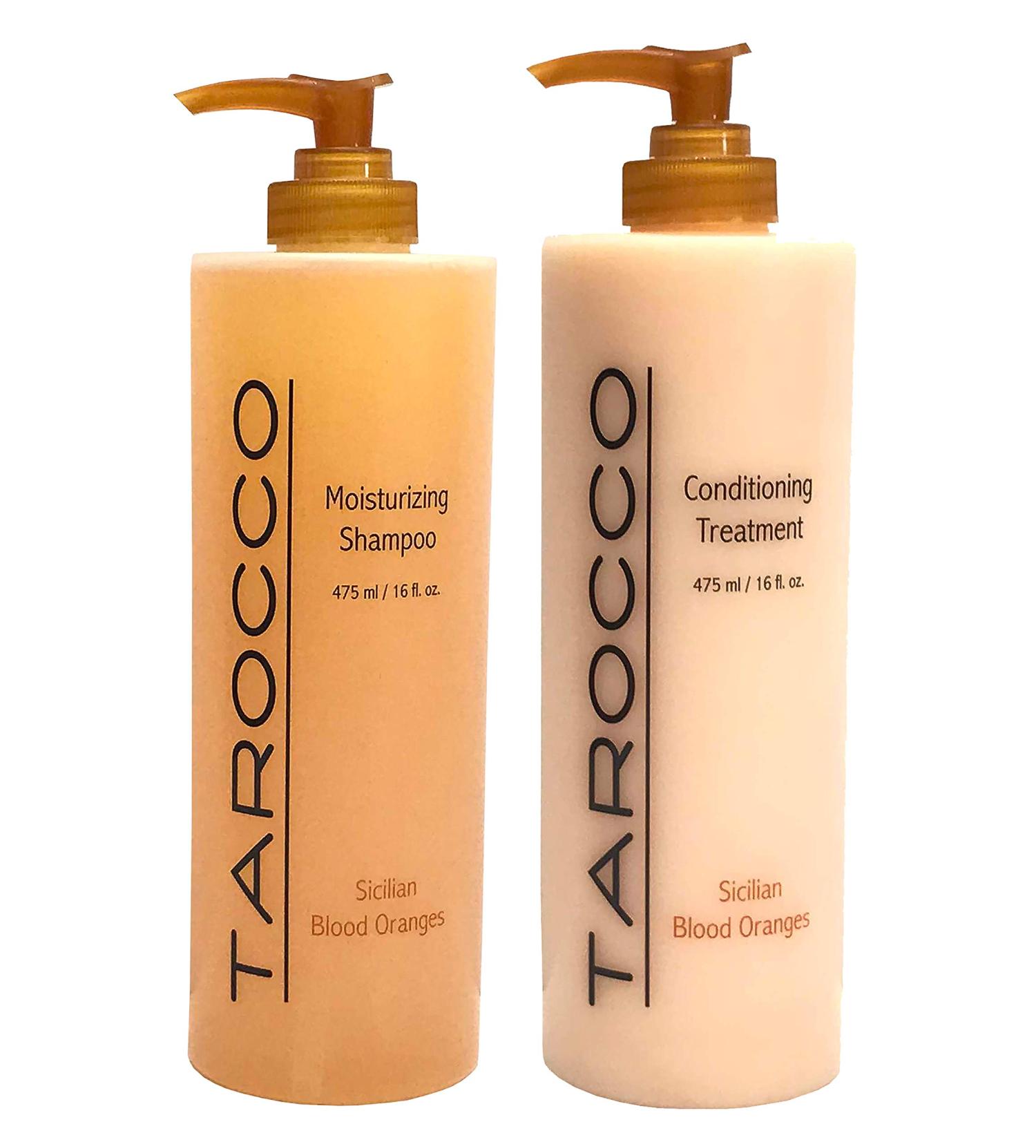 Baronessa Cali Tarocco Hair Care Set - Sicilian Blood Oranges Shampoo & Conditioner for Clean Shiny Manageable Hair - 16 oz | International Shipping Available - Buy Online on GoSupps.com