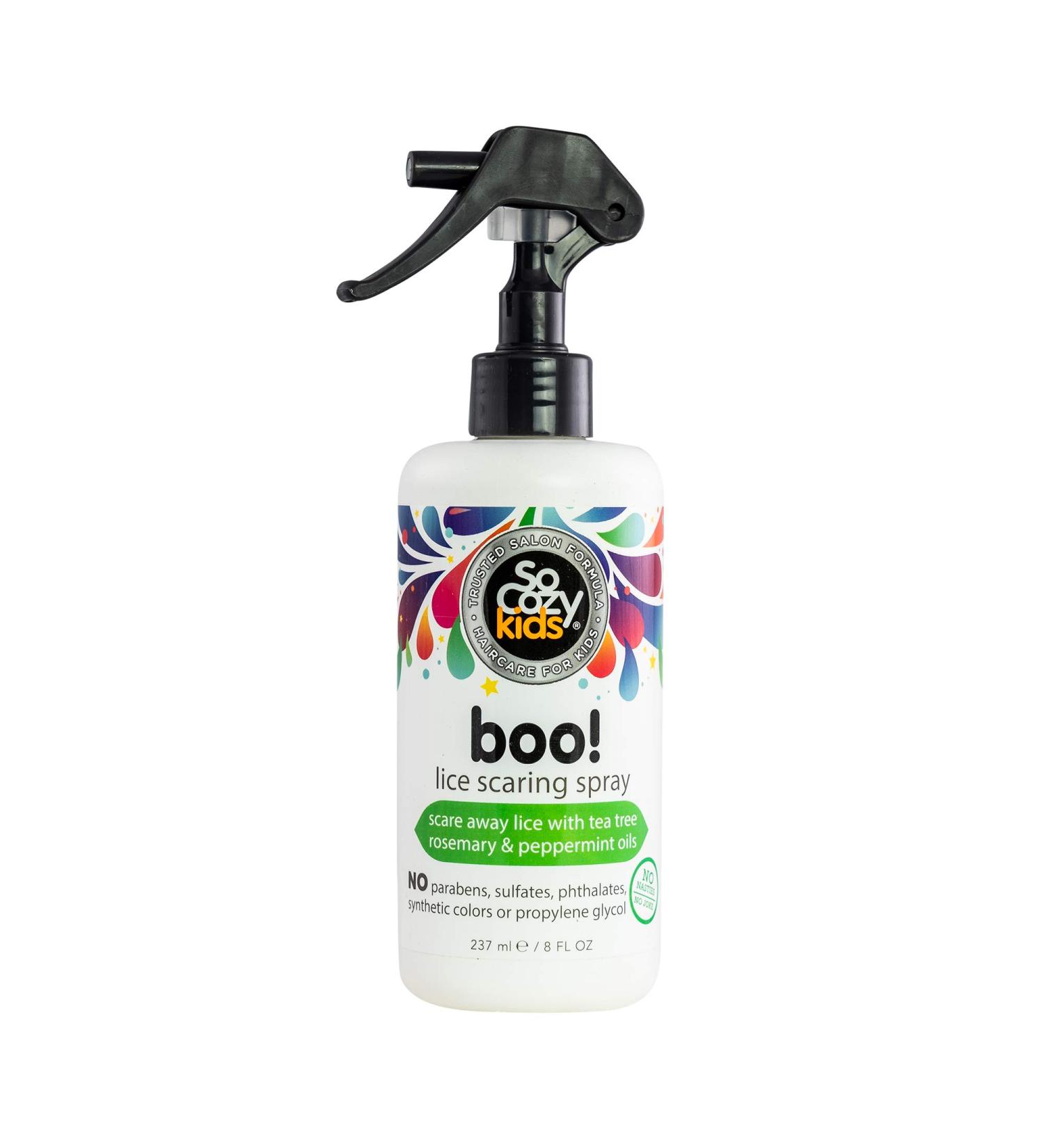 SoCozy Kids Boo! Lice Scaring Spray - 8 fl oz | Natural Lice Prevention - Buy Online on GoSupps.com