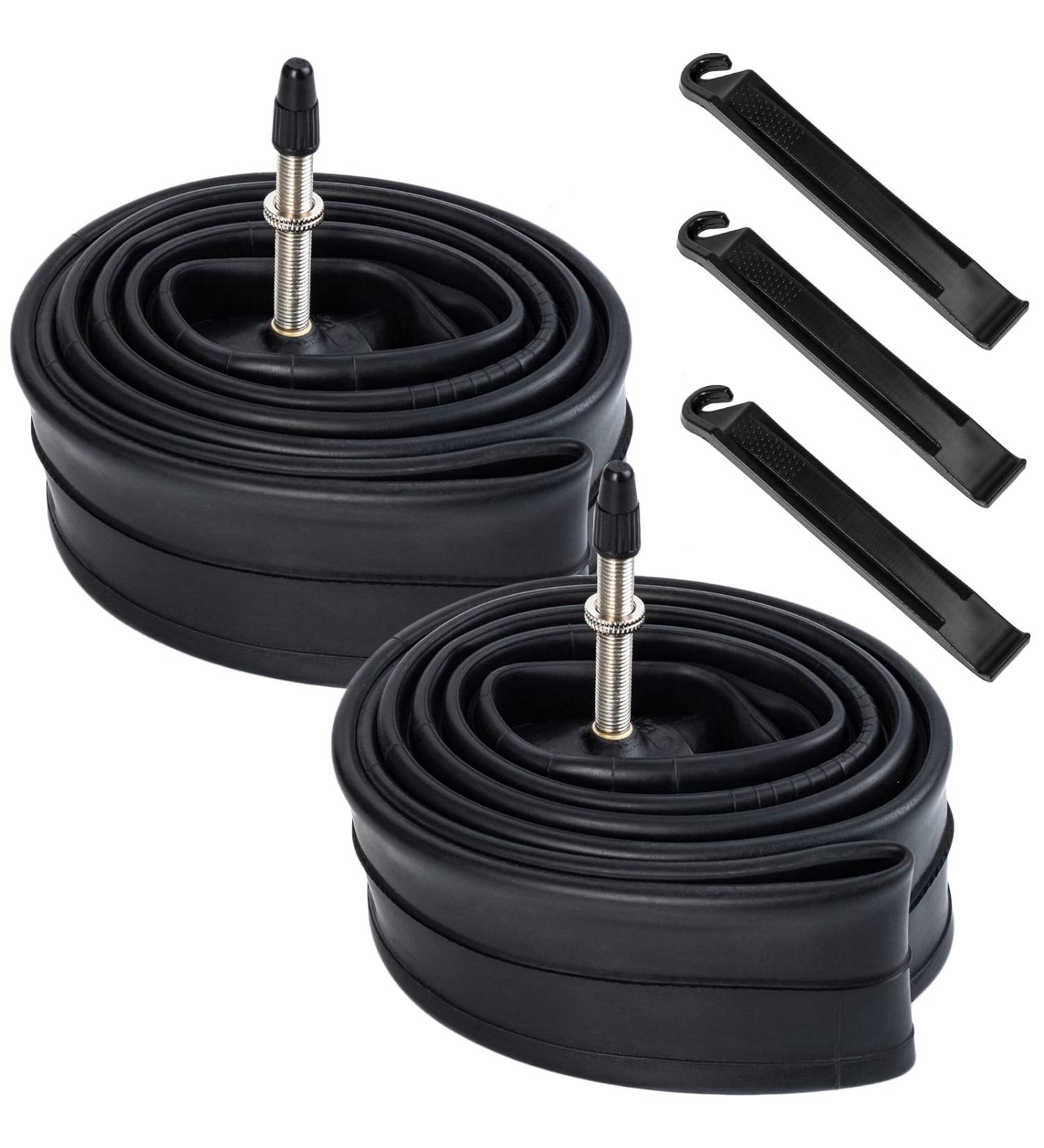 2 Pack 700C 28 Road Bike Tubes FV48 Presta Valve | 700x35C/38C/40C/43C Compatible | Bicycle Tubes for 700C x 35C-43C Tires - Buy Online on GoSupps.com