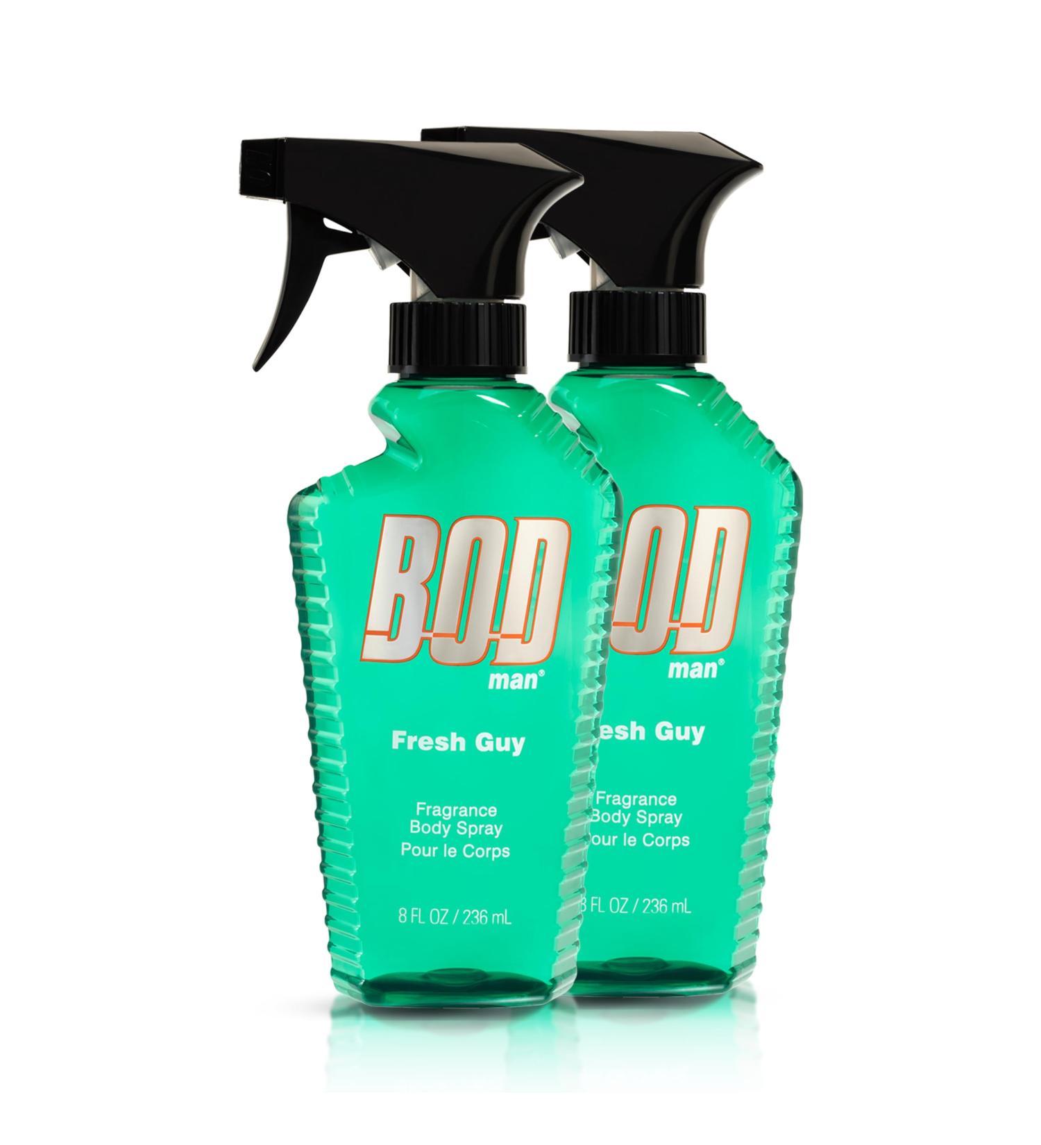 BOD man Fragrance Body Spray Fresh Guy 8 fl oz (Pack of 2) Fresh Guy 2 pack - Buy Online on GoSupps.com