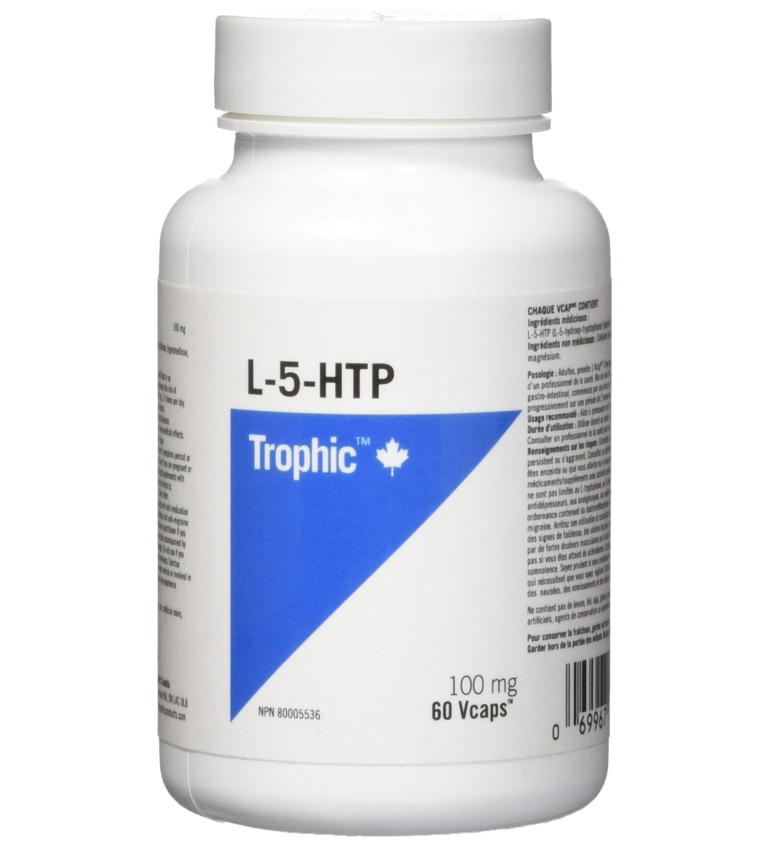 Trophic L-5-HTP (100mg) 60 Count - Buy Online on GoSupps.com