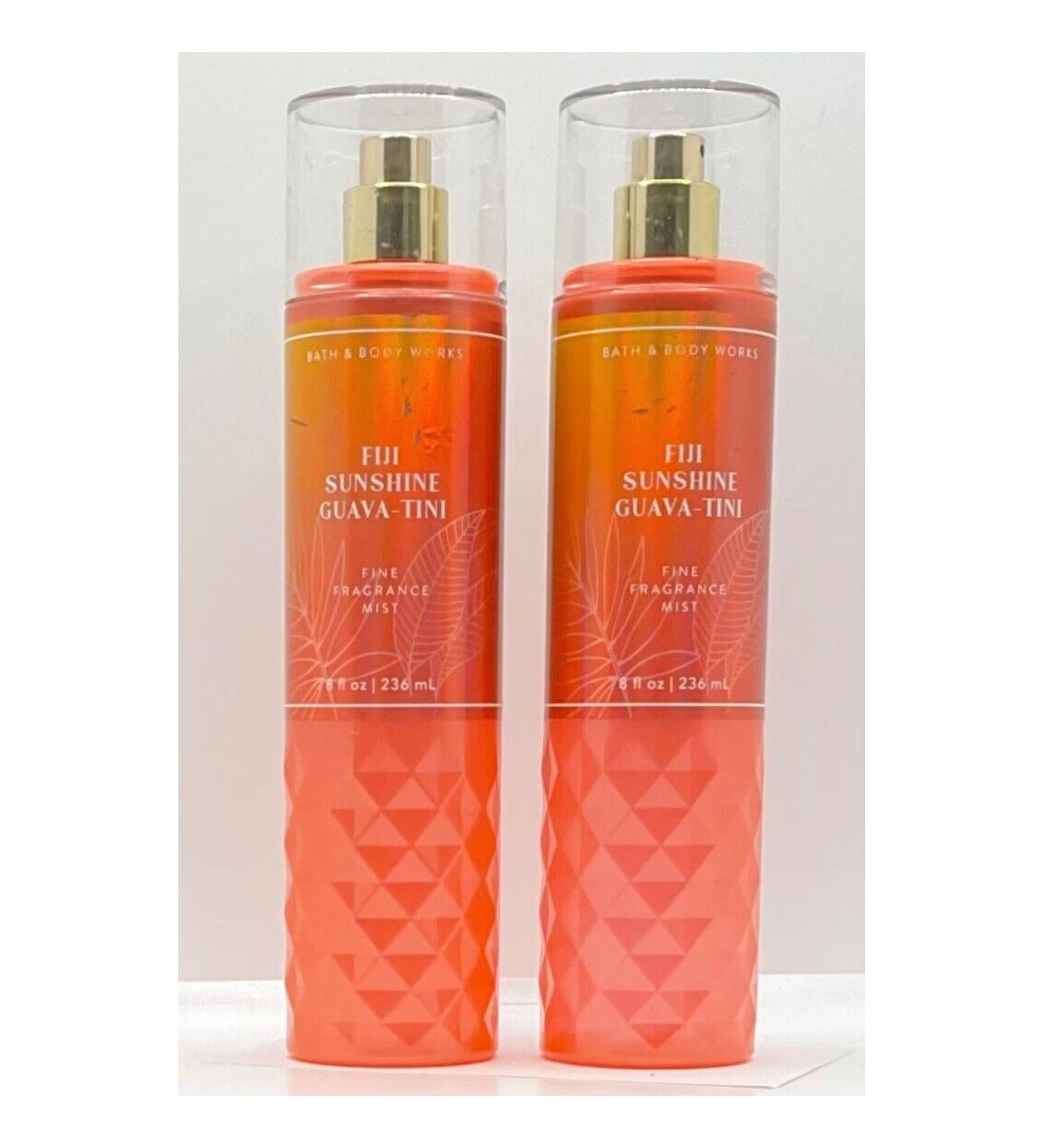 Bath & Body Works Fragrance Mist 2-Pack 8oz Each (Fiji Sunshine Guavatini)