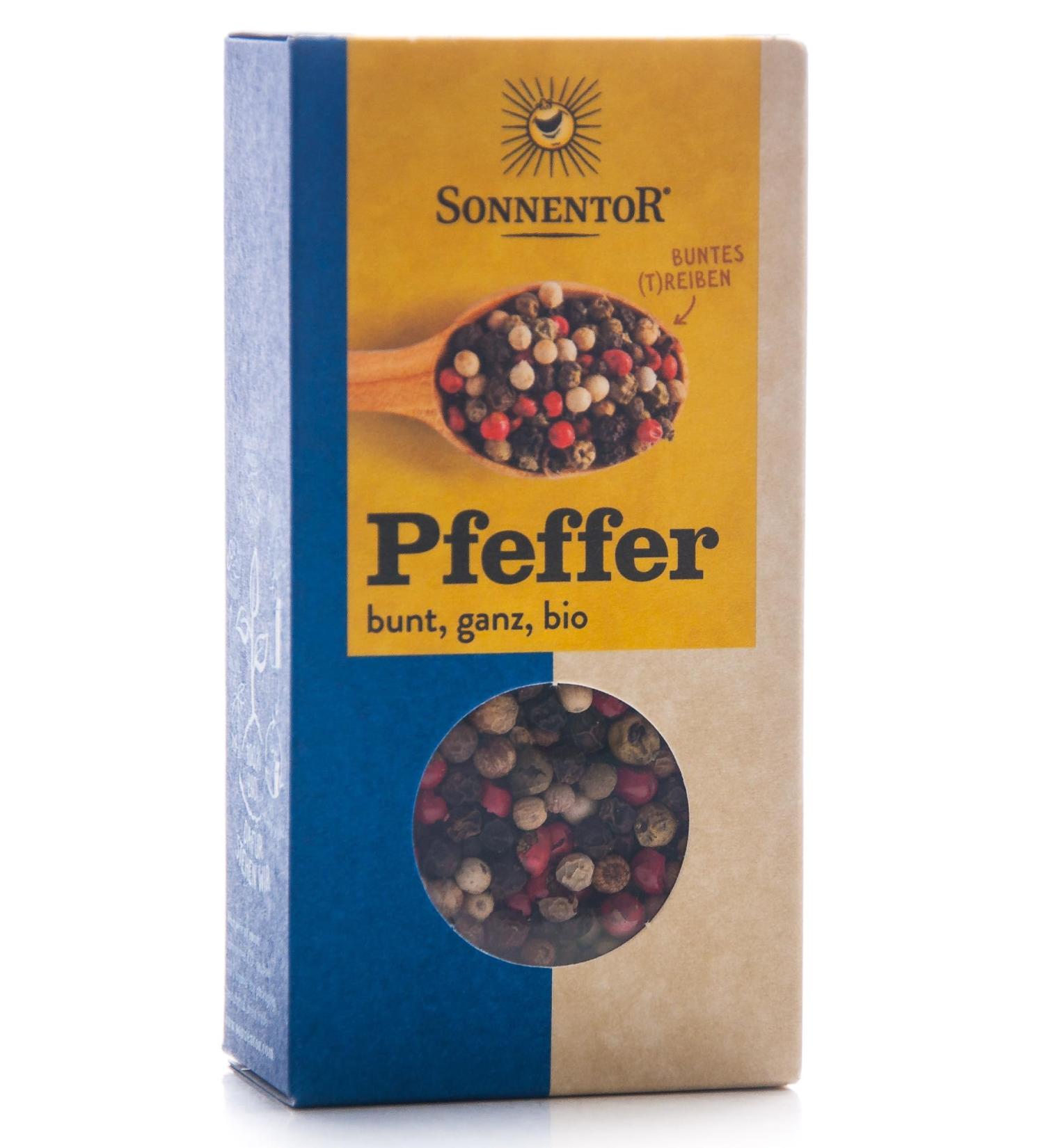 Sonnentor Organic pepper colored and whole 50g - Buy Online on GoSupps.com