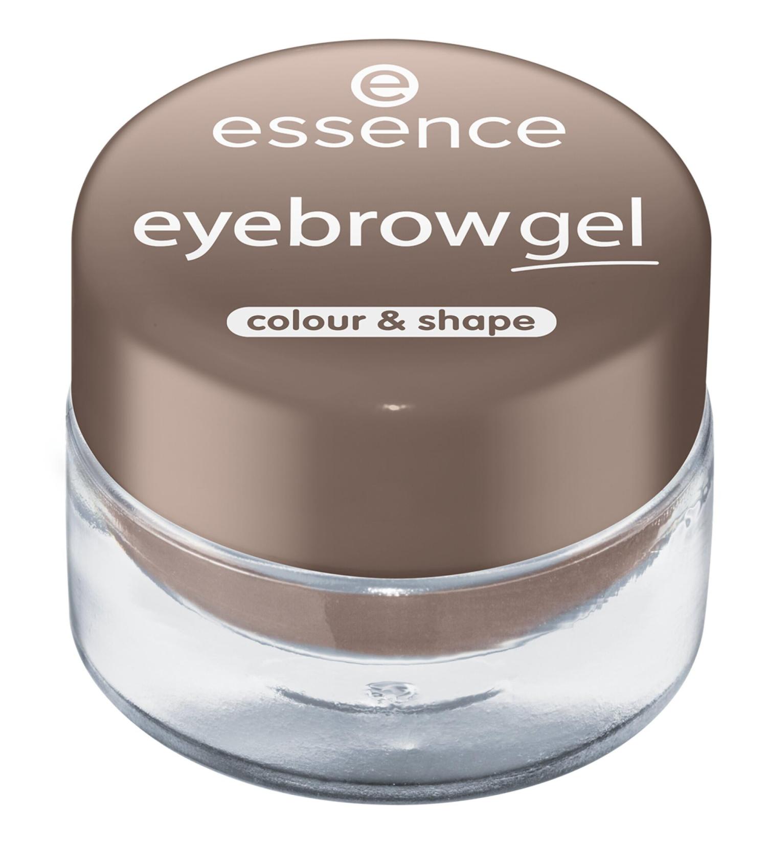 Essence Cosmetics Eyebrow Gel No. 03 Light Medium Brown - Define & Shape Your Brows | Vegan Matt Finish Color-Intensive 3G - Buy Online on GoSupps.com
