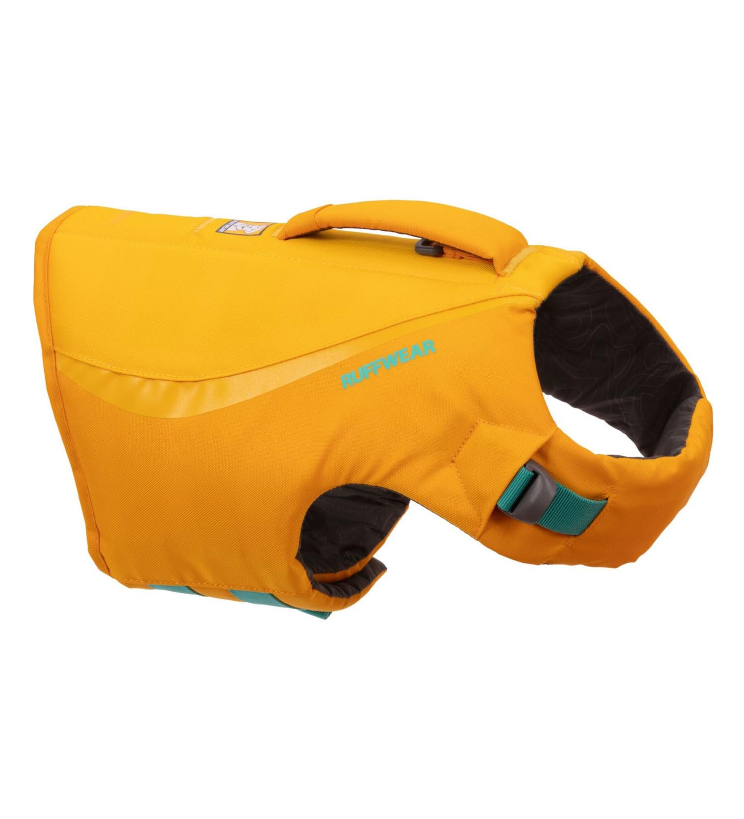 Luffwear Float Coat Dog Jacket - Buoyancy Vest for Safe Swimming Boating & Water Sports | XX-Small Wave Orange - Buy Online on GoSupps.com