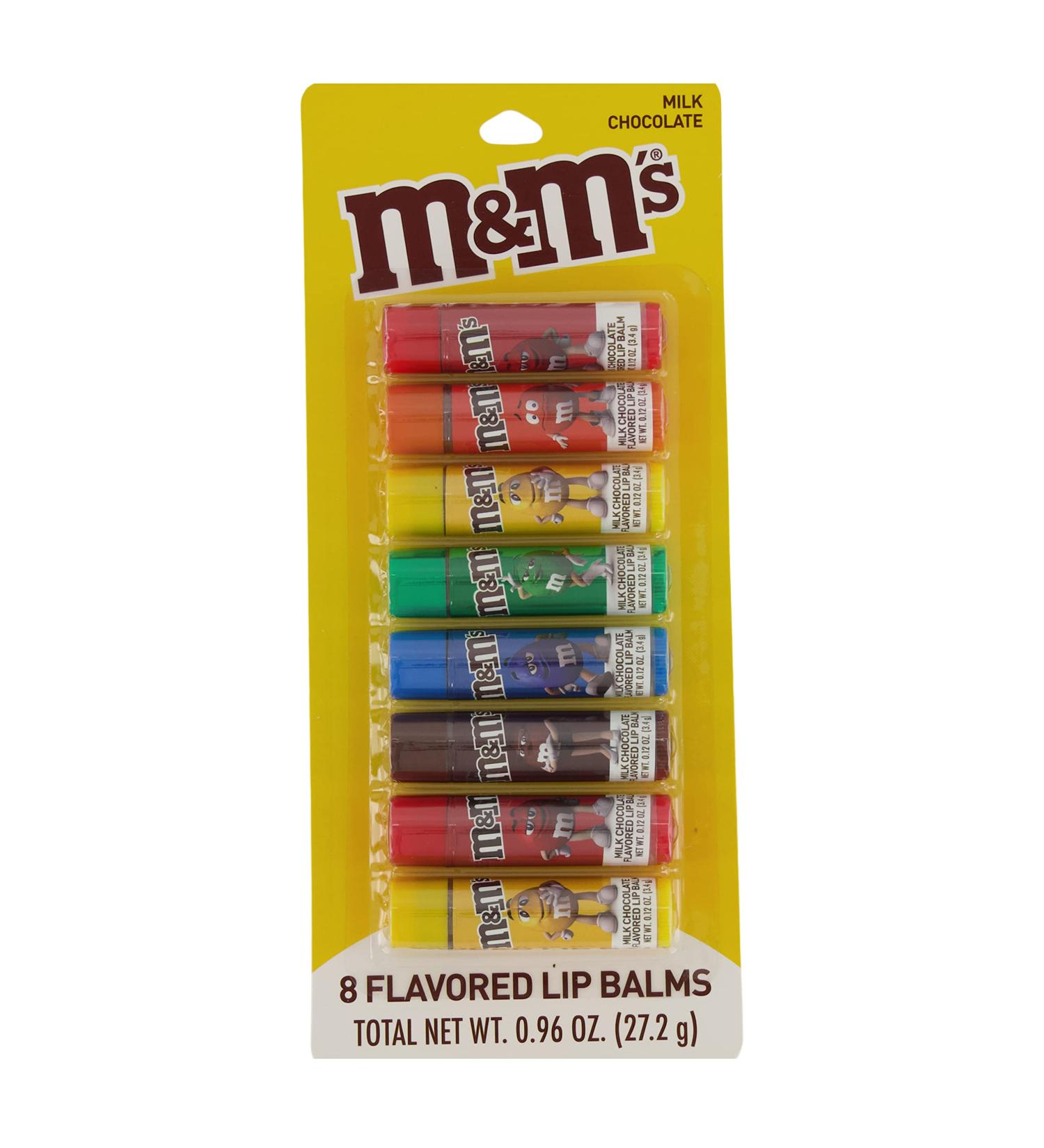 M&M 8 Pack Flavored Lip Balms - Delicious Lip Care Set - Buy Online on GoSupps.com