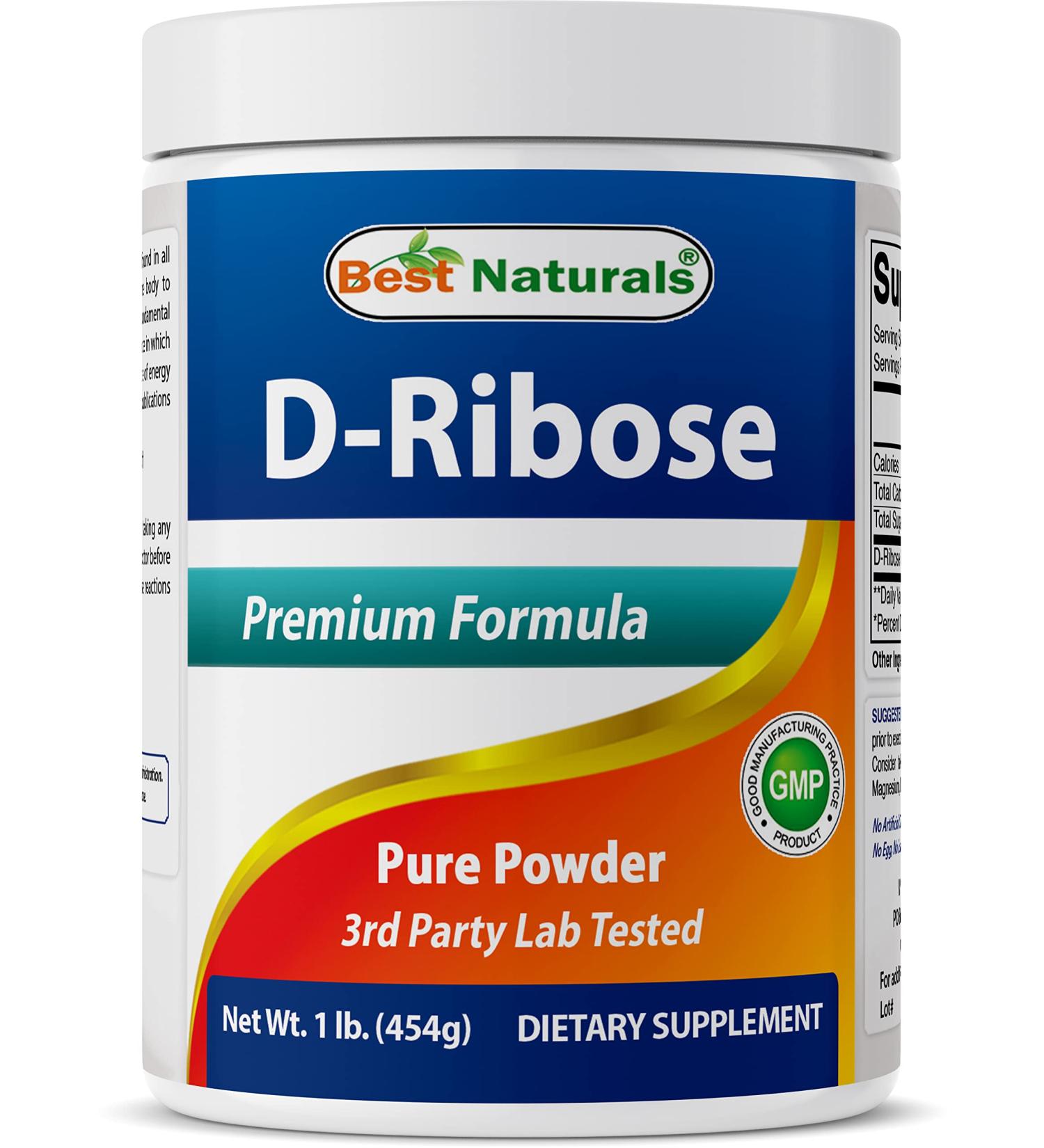 Buy Best Naturals D-Ribose Powder 1 Pound | Premium Energy & Recovery Support | International Shipping Available - Buy Online on GoSupps.com