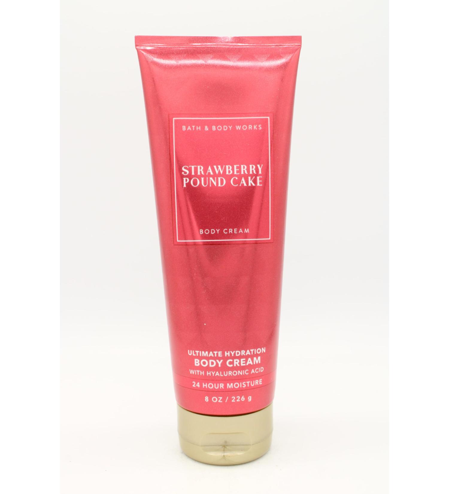 Strawberry Pound Cake Bath and Body Ulitmate Hydration Body Cream 8 oz