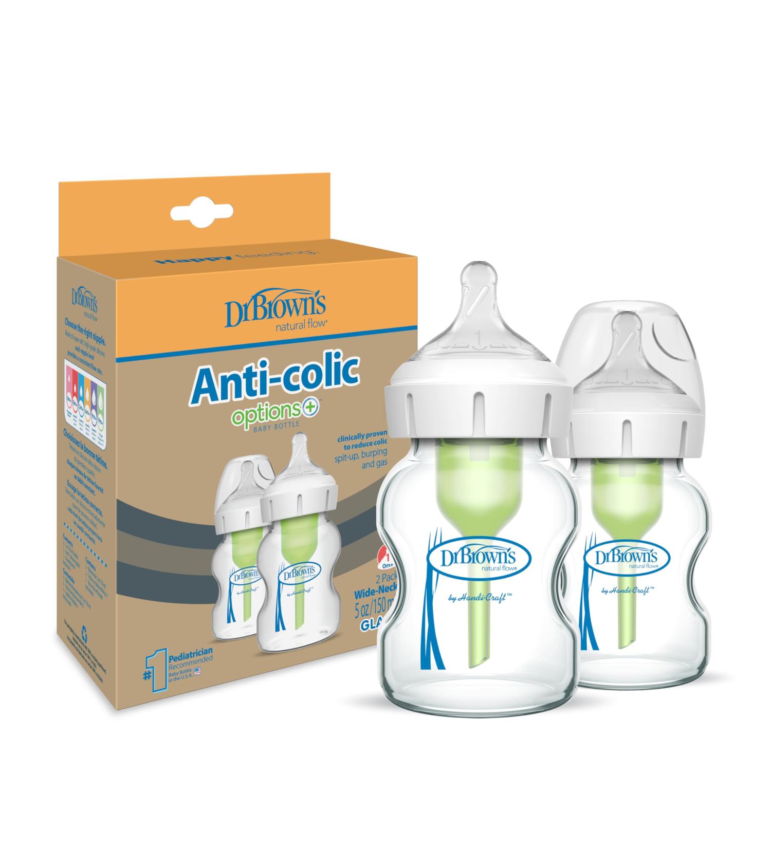 Set of 2 BA 150 ml PP Crystal baby bottles Options + - Buy Online on GoSupps.com