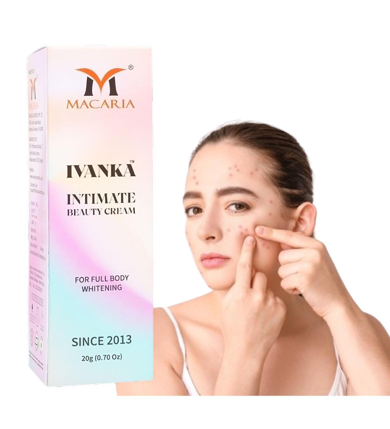 Macaria Cosmetics Ivanka Intimate Beauty Acne Cream - Buy Online on GoSupps.com