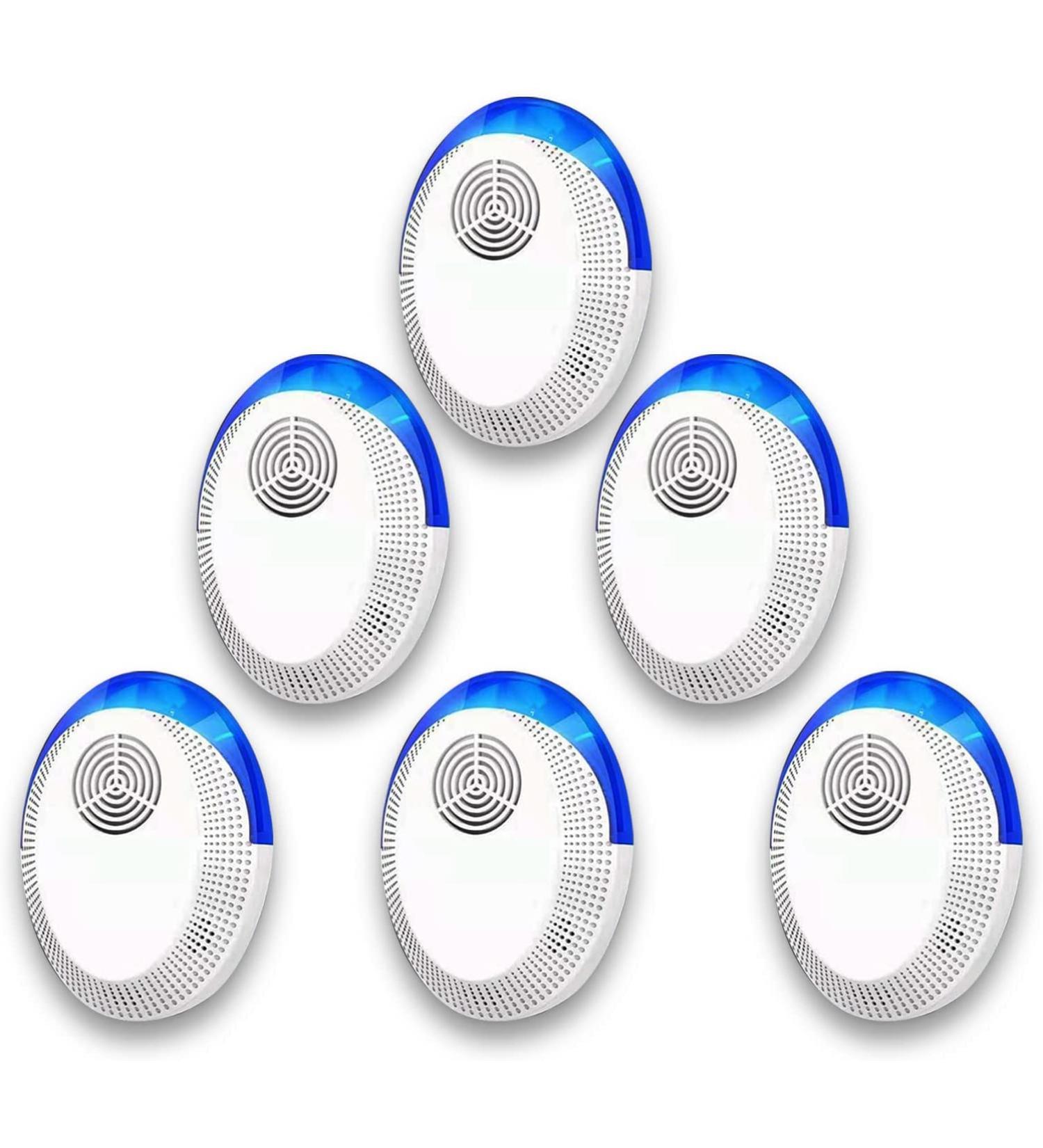 Ultrasonic Pest Repeller 6 Pack - Electronic Rodent & Insect Control for Home, Kitchen & Warehouse - Buy Online on GoSupps.com