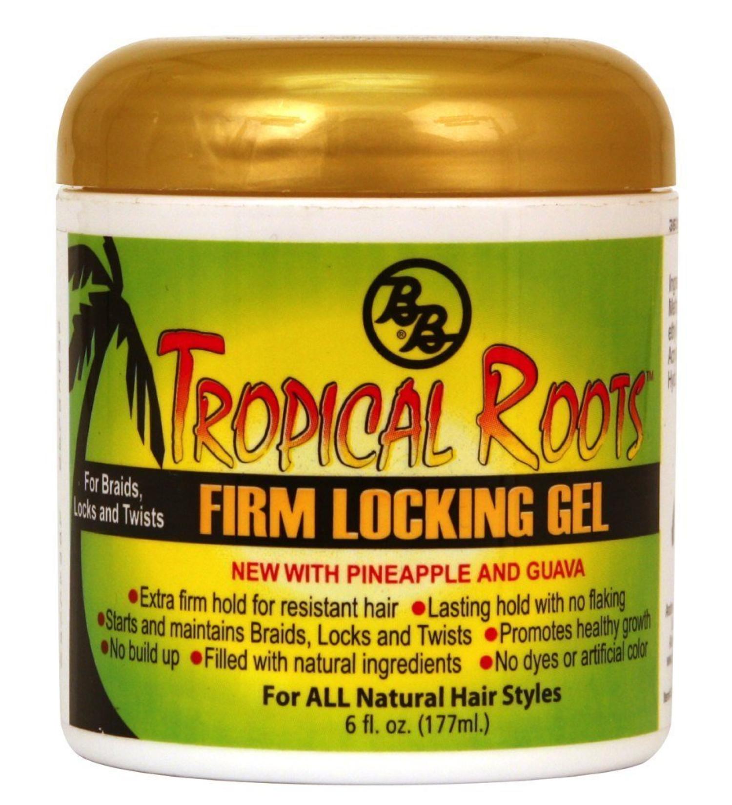 Bronner Brothers Tropical Roots Firm Locking Gel 6 Fl Oz - Strong Hold for Perfect Locks - Buy Online on GoSupps.com