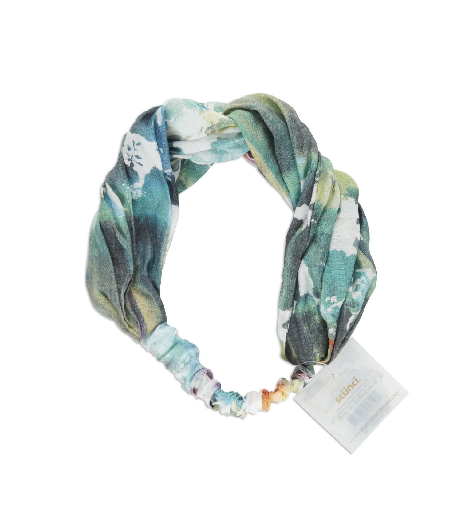 Scunci Trend Collection Blue Water Color Fashion Headwrap - 1 Piece - Buy Online on GoSupps.com
