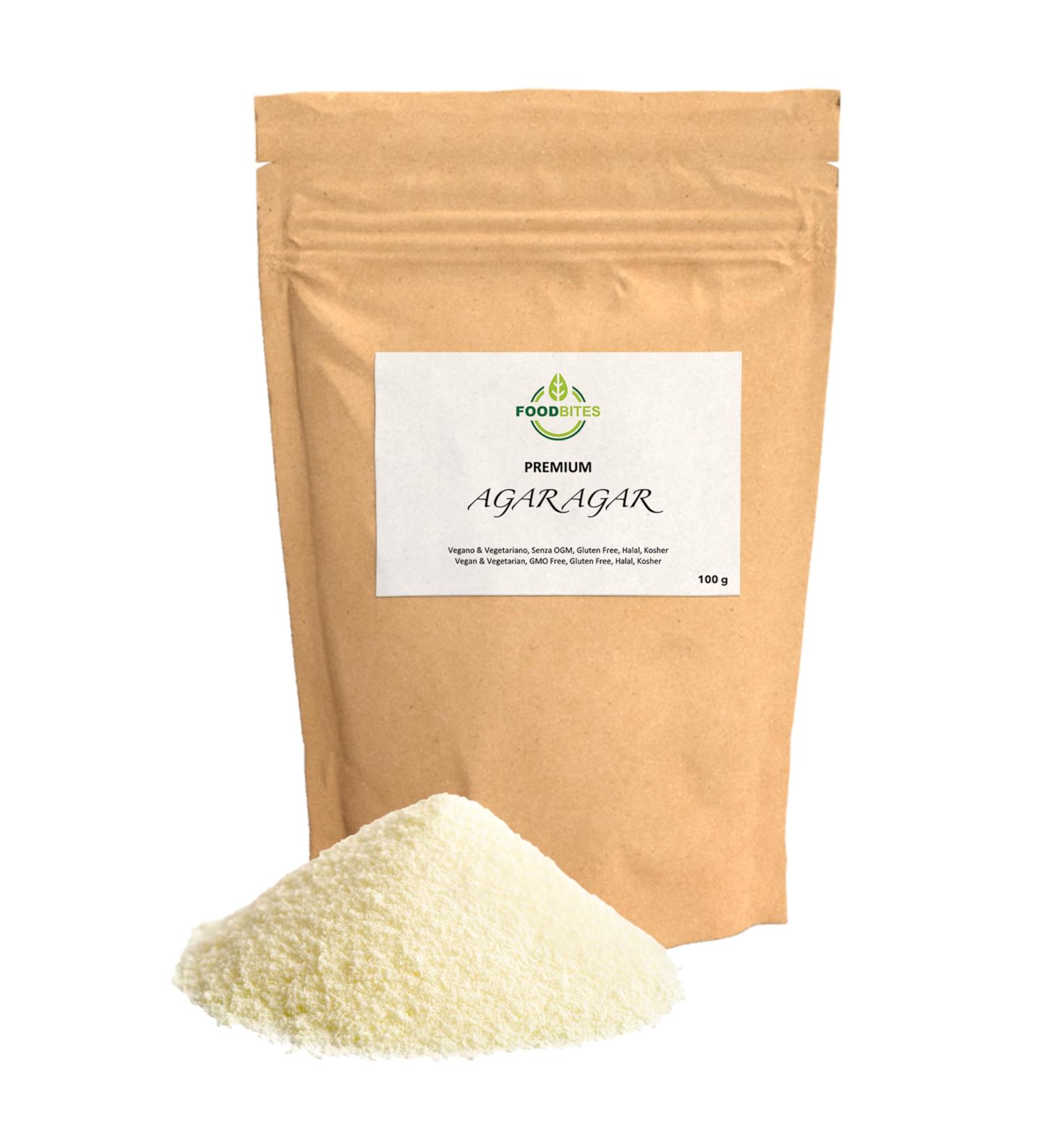 Agar Agar 100g Powder for Baking - Tribute Ebook with 12 Recipes - Food Thickener for Cakes Molecular Cuisine & Mixology - 100% Pure Agar Agar Gelling Agent - Buy Online on GoSupps.com