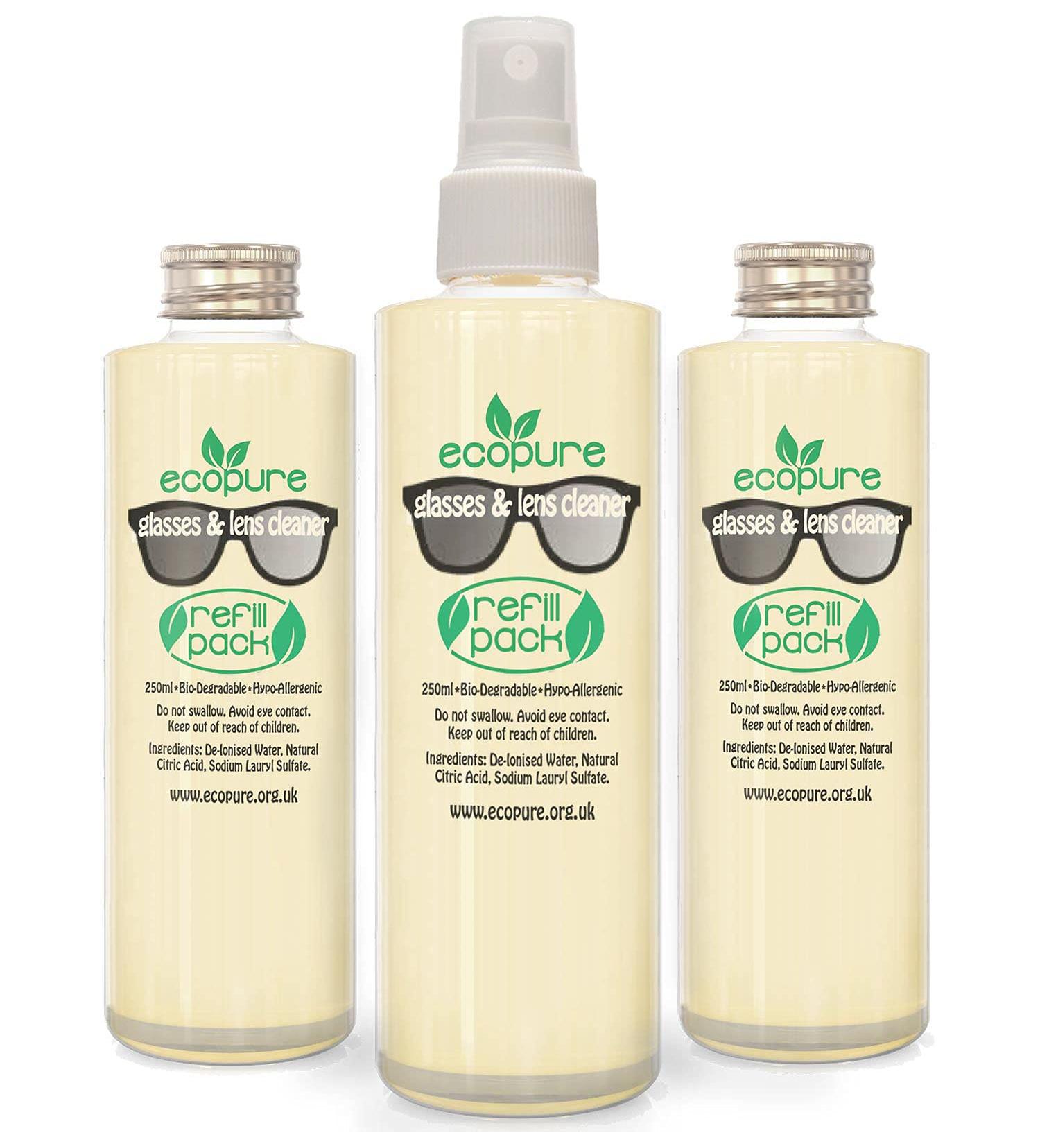 Glasses & Lens Cleaning Fluid Refill - (750ml) - Buy Online on GoSupps.com