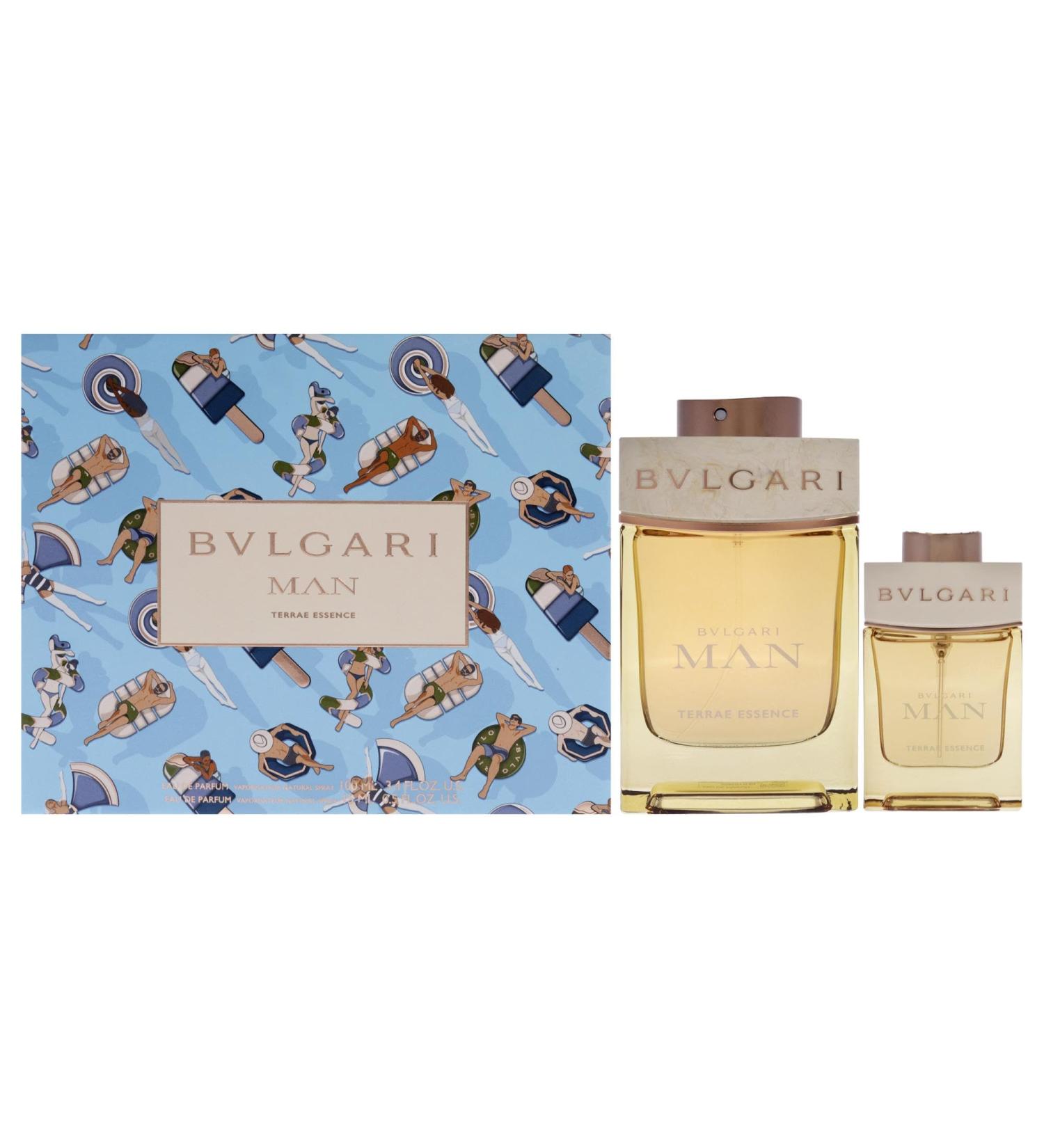 Bvlgari Man Terrae Essence by Bvlgari for Men - 2 Pc Gift Set 3.4oz EDP Spray 0.5oz EDP Spray - Buy Online on GoSupps.com