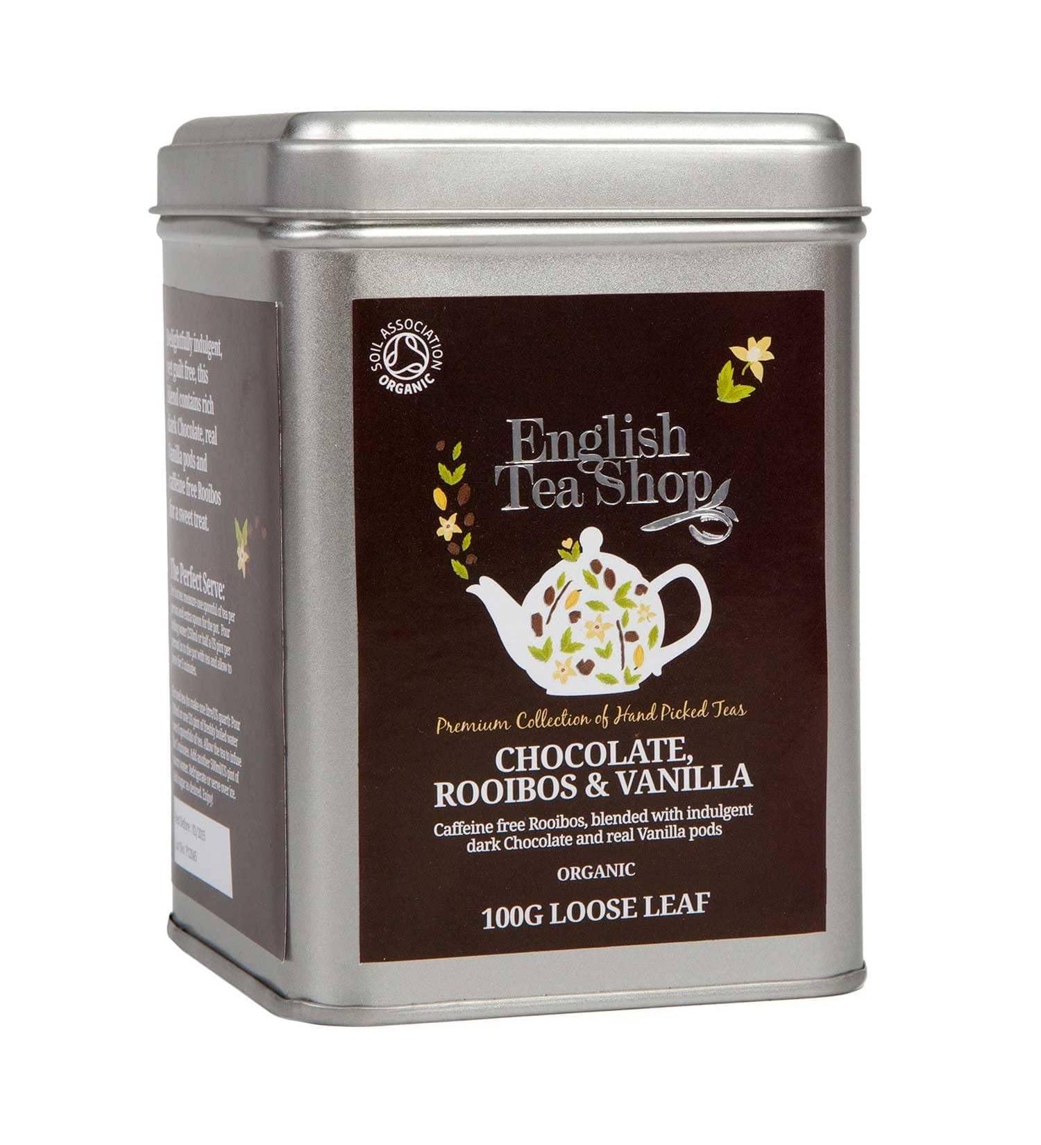 ETS - Chocolate Rooibos & Vanilla ORGANIC Loose Tea 100g Tin