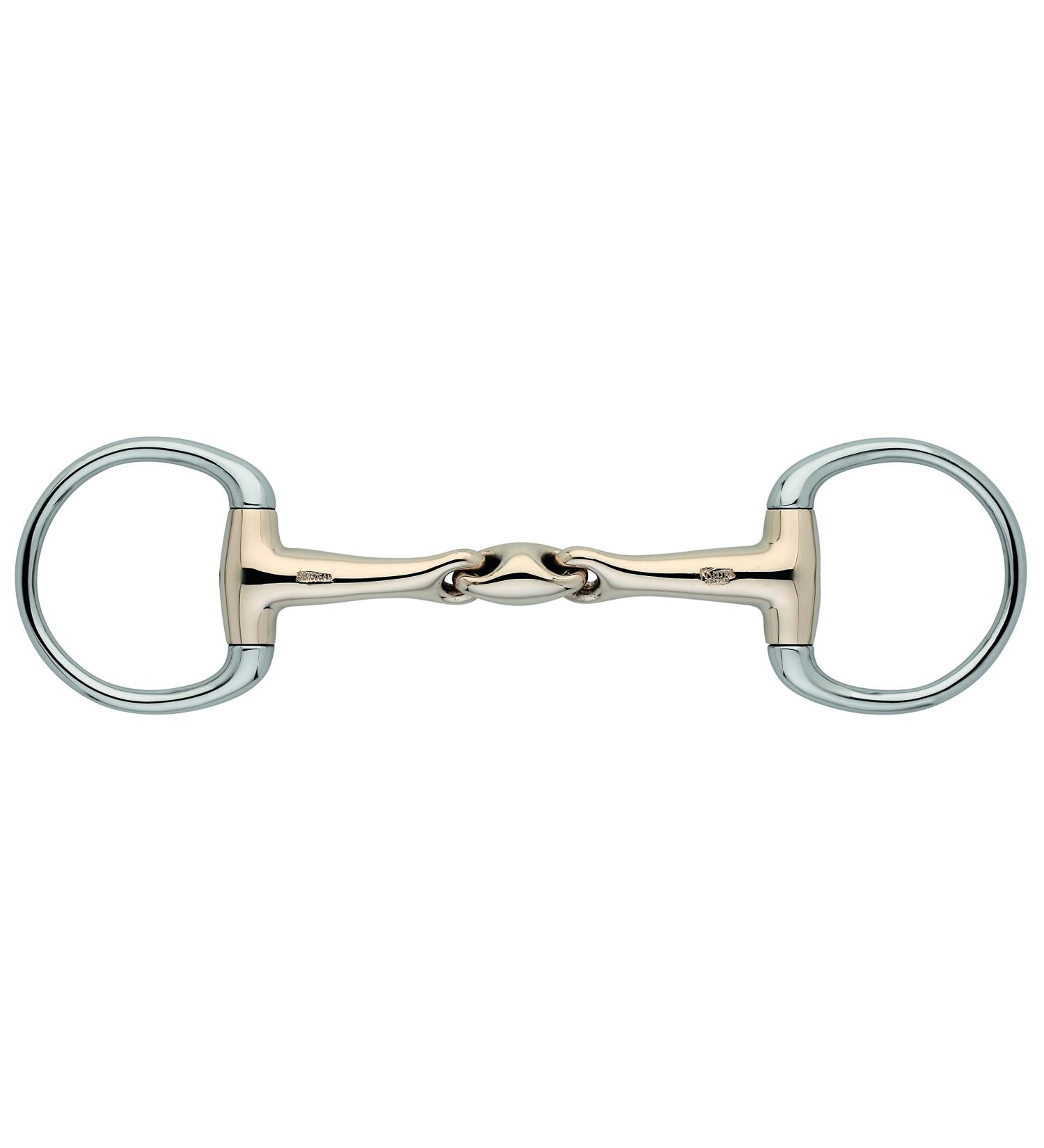 Sprenger KK Ultra 18mm olive head snaffle Sensogan with 70mm stainless steel olive head rings 13.5