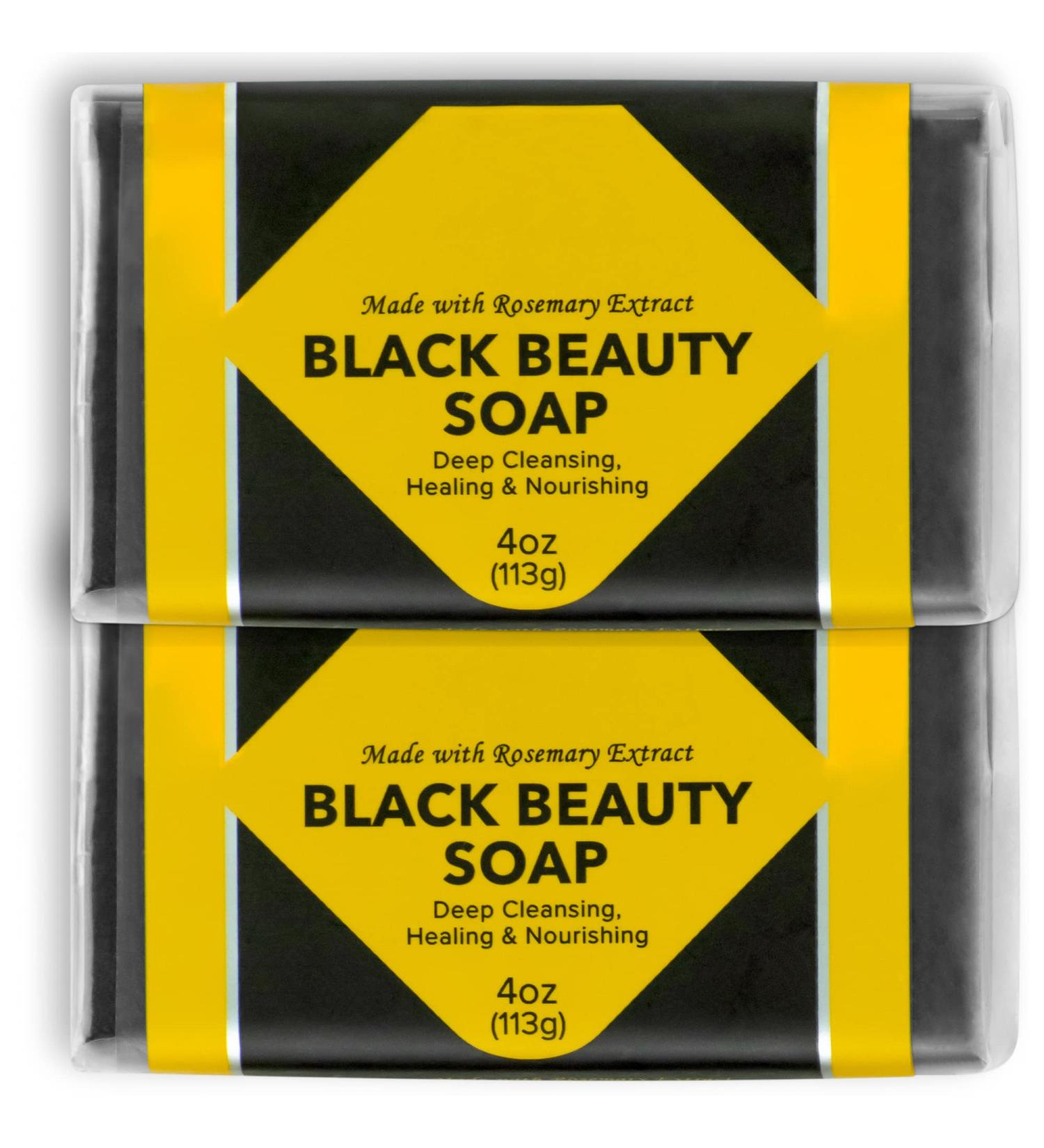 R-NEU Natural African Black Soap Bar with Rosemary Extract 4 oz (2 Pack) - Face & Body Wash - Buy Online on GoSupps.com