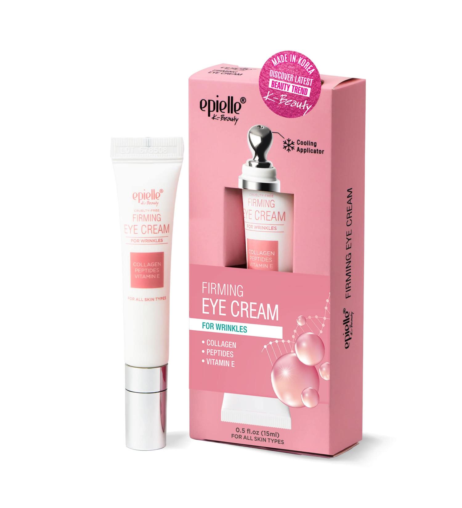 Epielle Firming Eye Cream - Anti-Aging Serum with Cooling Applicator | Mother's Day Gift - Buy Online on GoSupps.com