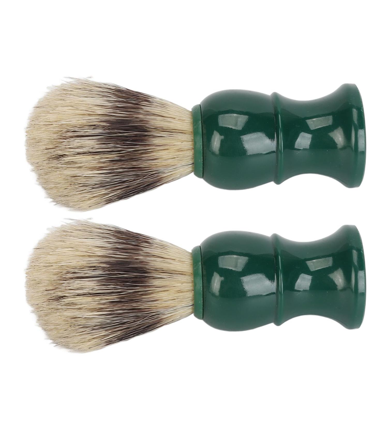 Premium Men's Shaving Brush - Wooden Handle Soft Hair Rich Foam & Easy Clean for Smooth Shave - Buy Online on GoSupps.com