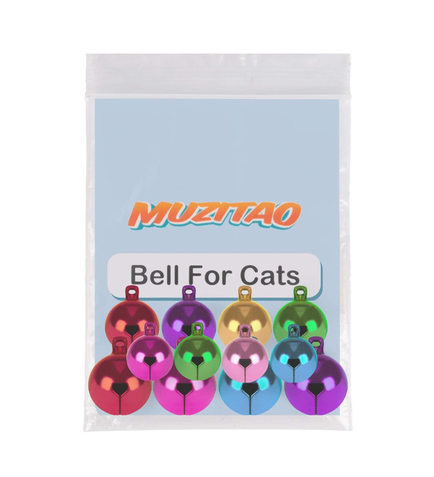 12 Pack Muzitao Pet Bells - Strongest & Loudest Collar Bells for Cats - Buy Online on GoSupps.com