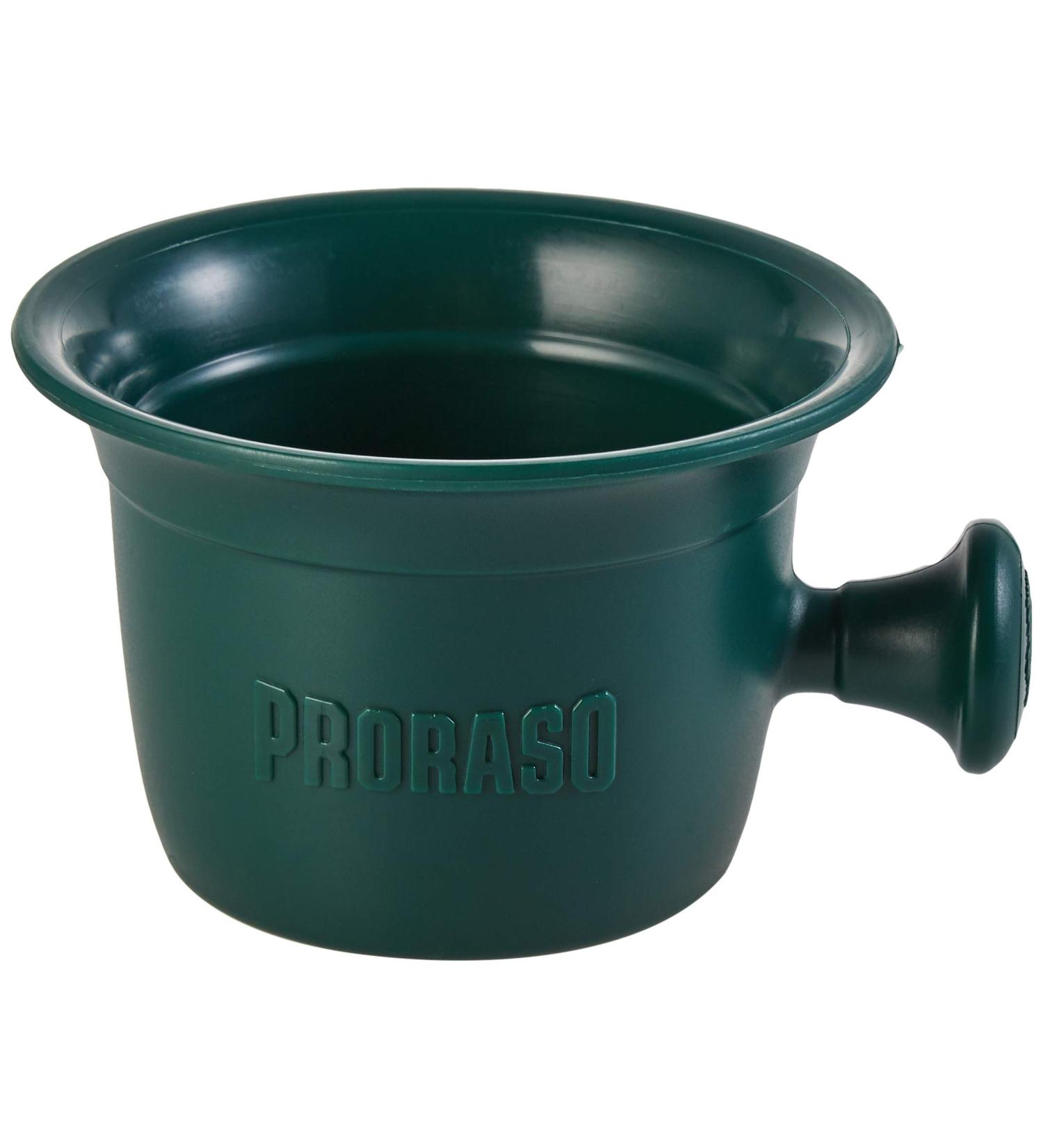 Proraso Professional Shaving Bowl with Handle - 300ml Capacity, Traditional Holder for Shaving Cream, Made in Italy - Perfect Gift for Men - Buy Online on GoSupps.com