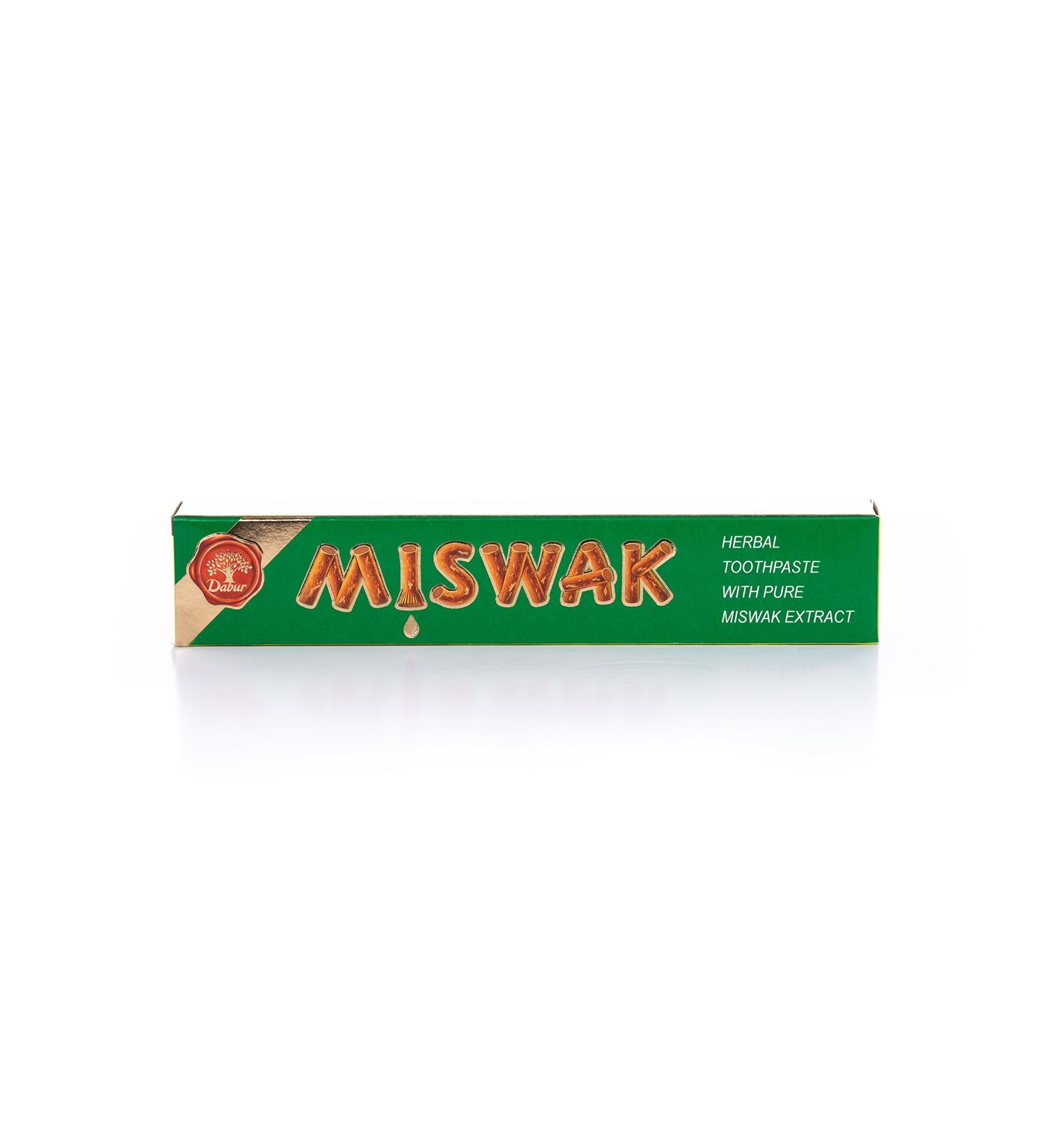 Dabur Miswak Herbal Toothpaste 150g - Natural Dental Care with Pure Miswak Extract - International Shipping Available - Buy Online on GoSupps.com