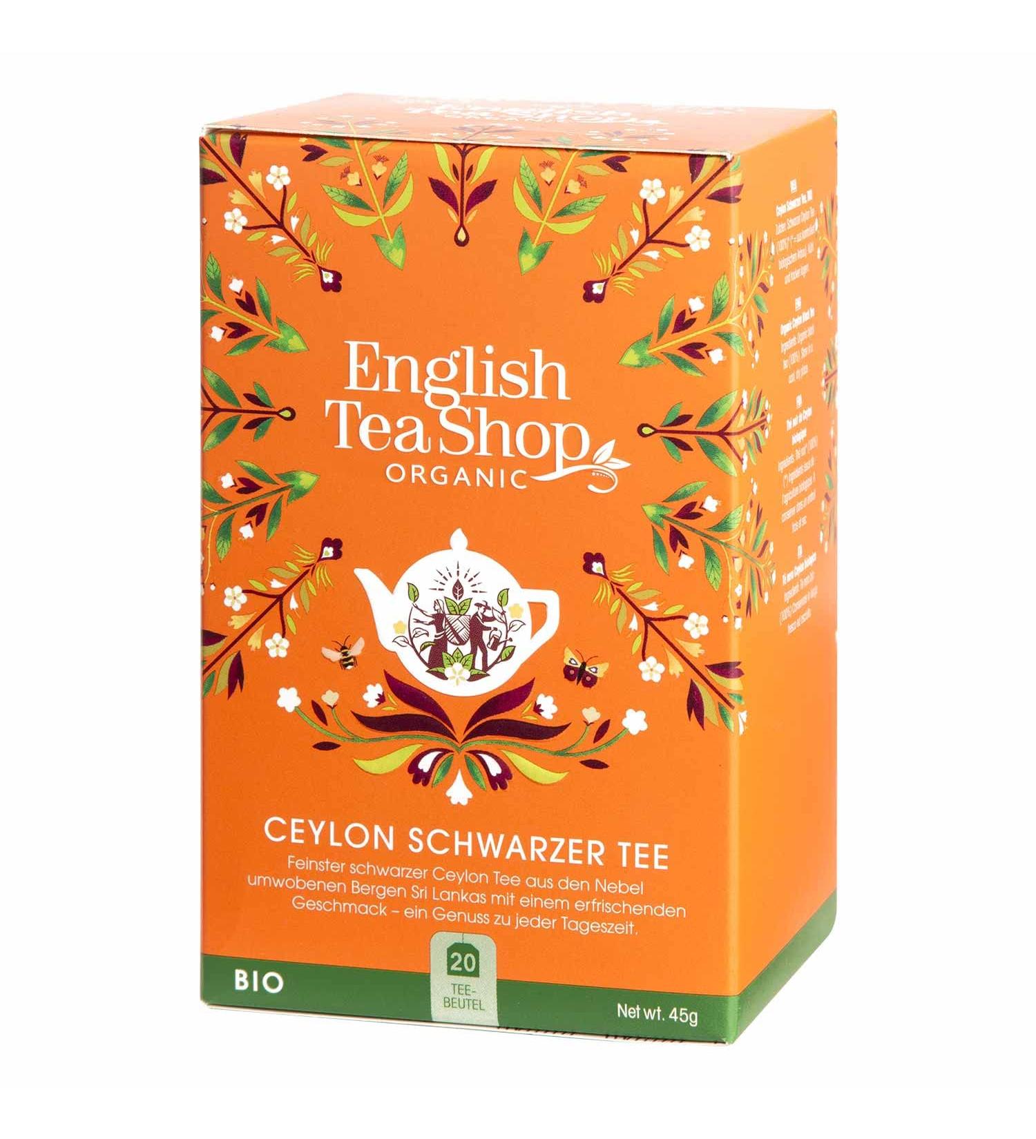 English Tea Shop English Tea Shop Organic Ceylon Black Tea 40 g 20 Sachets
