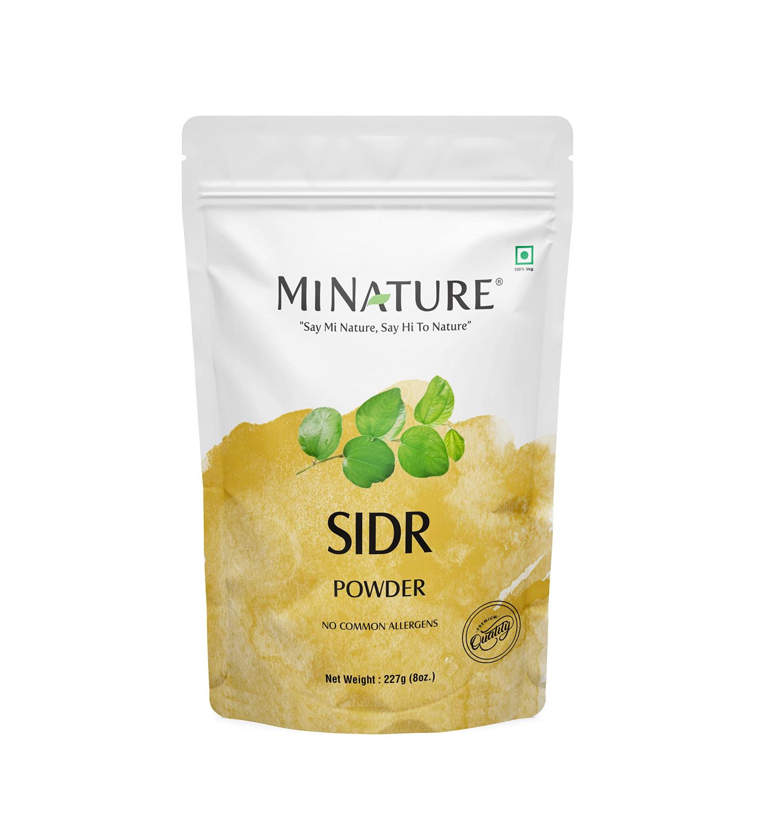 Mi Nature Sidr Powder 227g (8oz) - Natural Hair Conditioner, Cleanser with Mucilages & Saponins - Buy Online on GoSupps.com