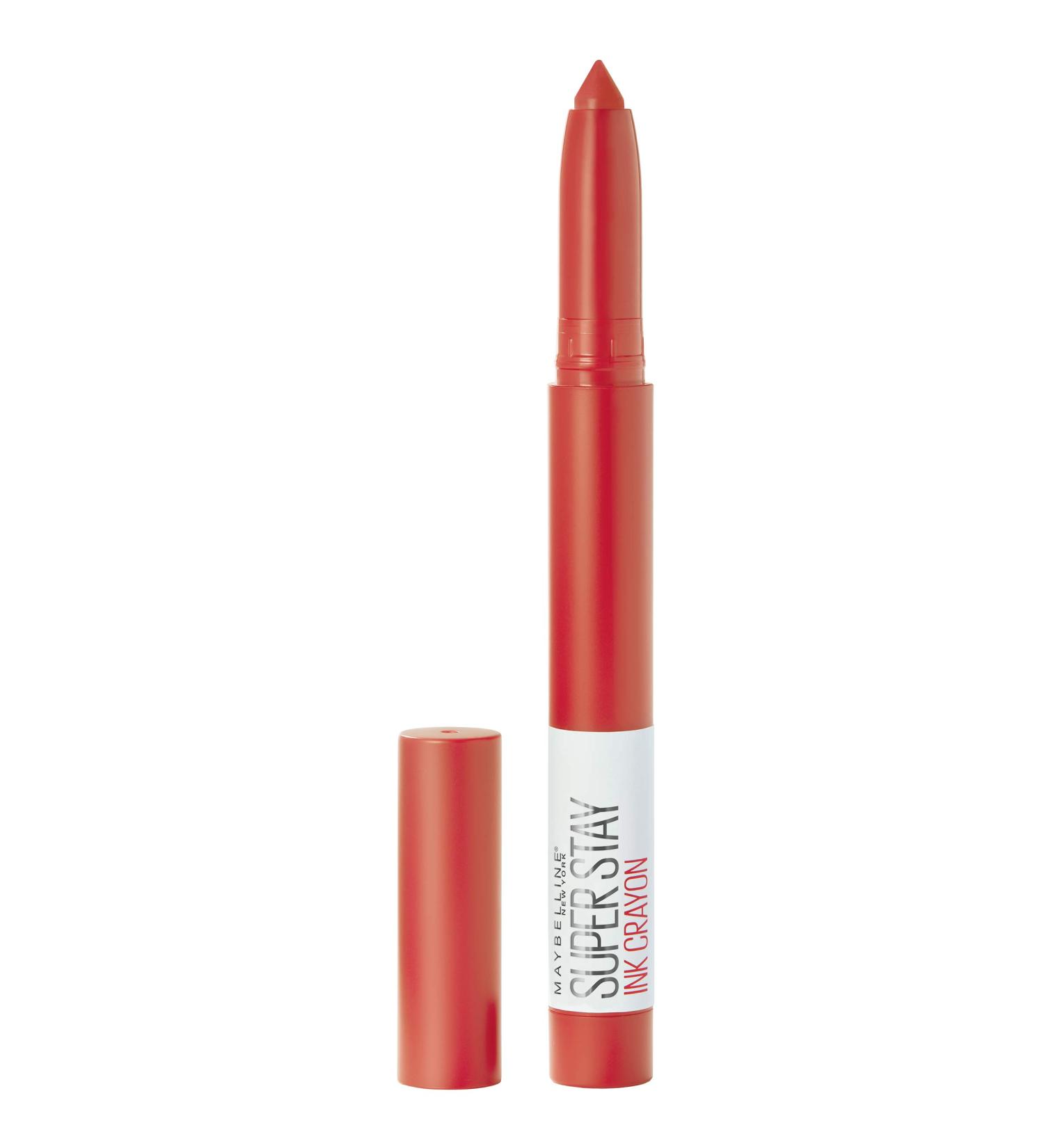 Maybelline Super Stay Ink Crayon Lipstick - Matte Longwear - Laugh Louder 0.48oz - Buy Online on GoSupps.com