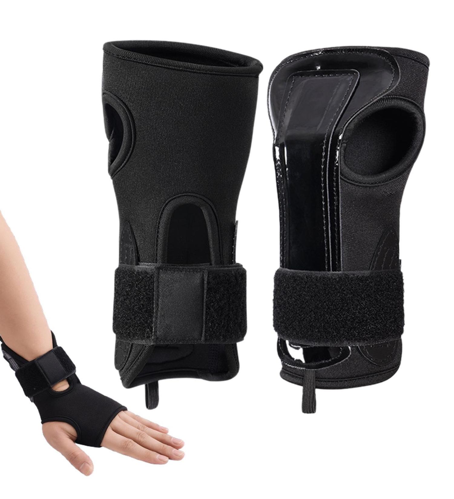 Carpal Tunnel Wrist Brace - Roller Skating Wrist Support Portable Wrist Brace Support and Splint Stabilizer Helps Relieve Wrist Discomfort for Multi Sports Rowces Black Large - Buy Online on GoSupps.com