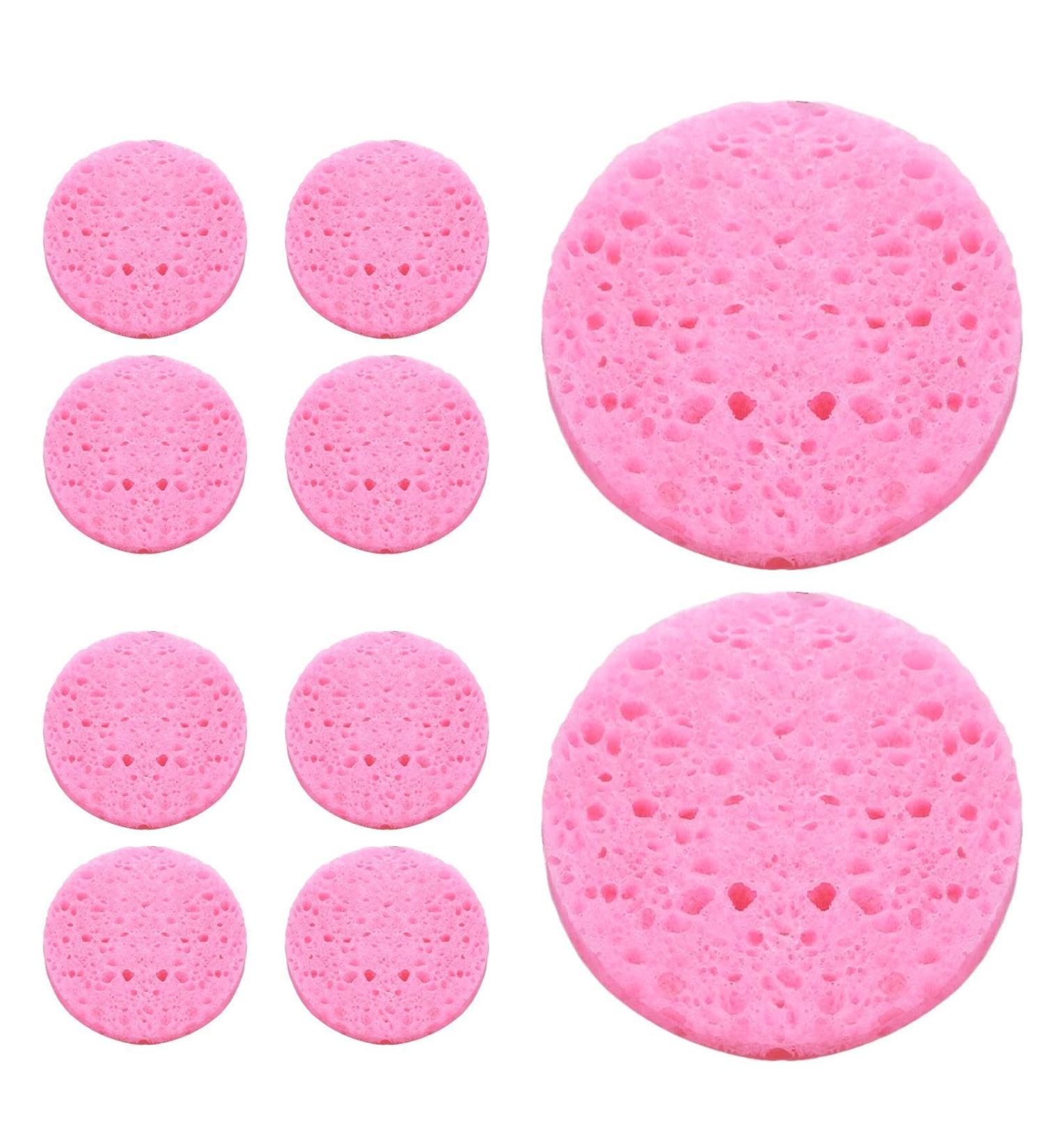 Face Wash Sponges Face Sponges for Cleansing Skin Care Sponges Made of Wood Pulp Cotton Cosmetic Spa Sponges Cellulose Face Sponges for Washing and Removing Makeup - Buy Online on GoSupps.com