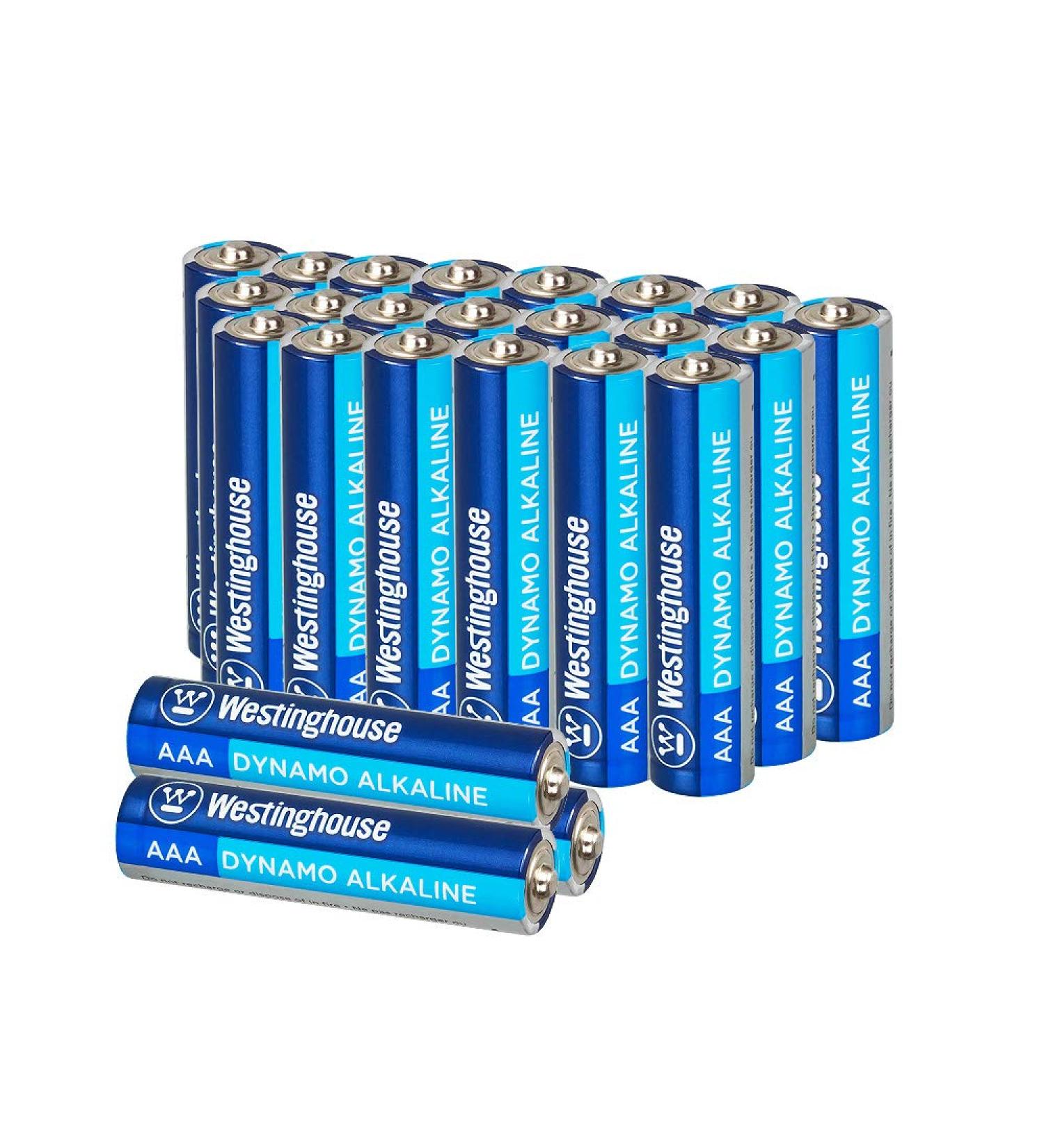 Buy Westinghouse Alkaline AAA Batteries - Bulk Pack of 24 | Leak-Proof & Long-Lasting Power for High Drain Devices - Buy Online on GoSupps.com